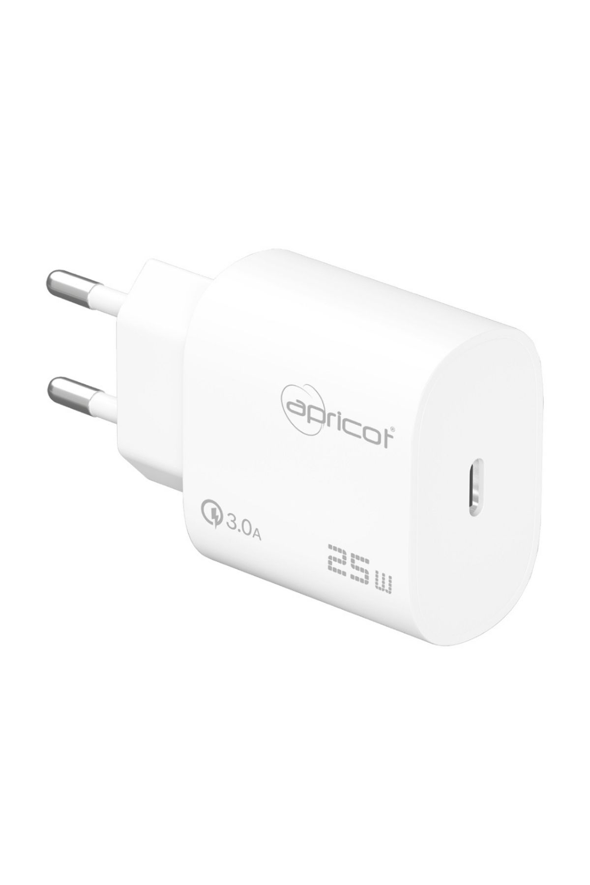 Apricot APC-U425 25W PD Beyaz Hızlı Ev Şarj Adaptörü