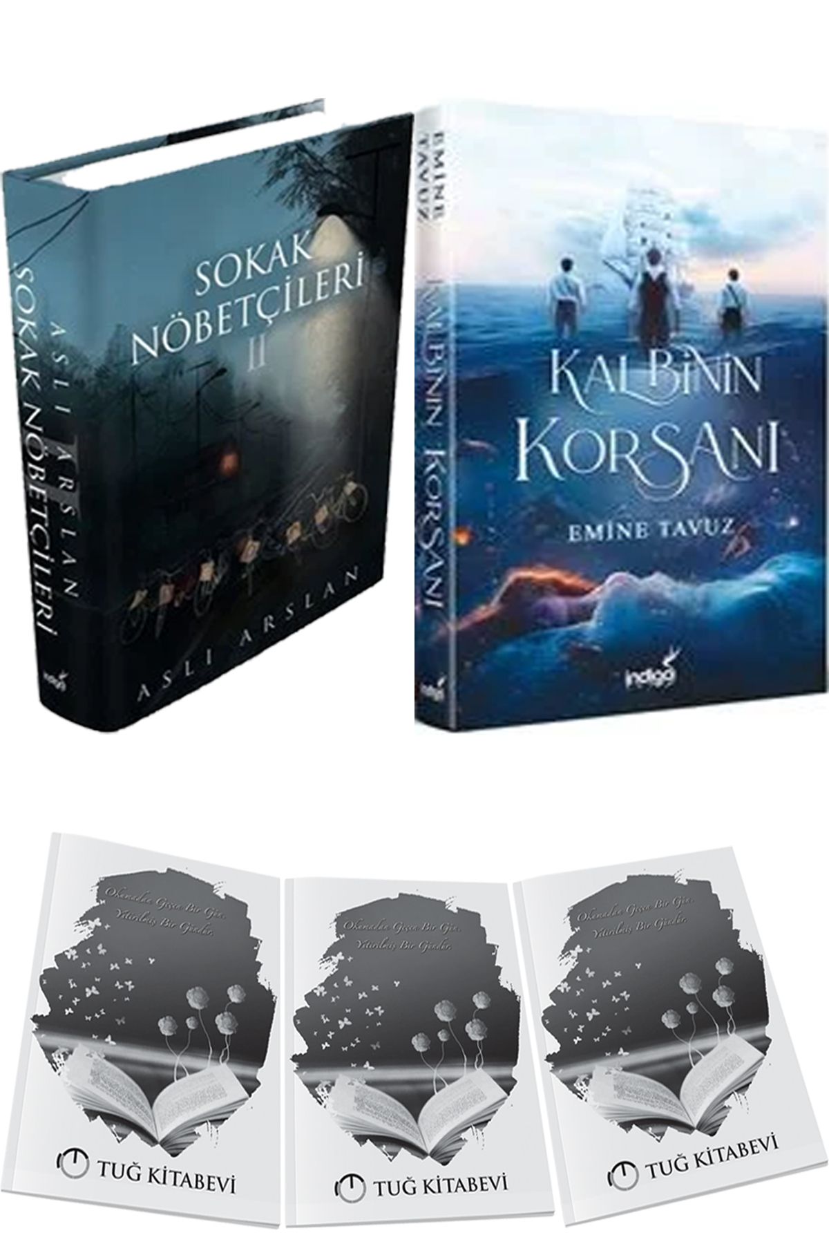 İndigo Kitap Sokak Nöbetçileri 2 Ciltli ve Kalbinin Korsanı Ciltli + Hediyeli