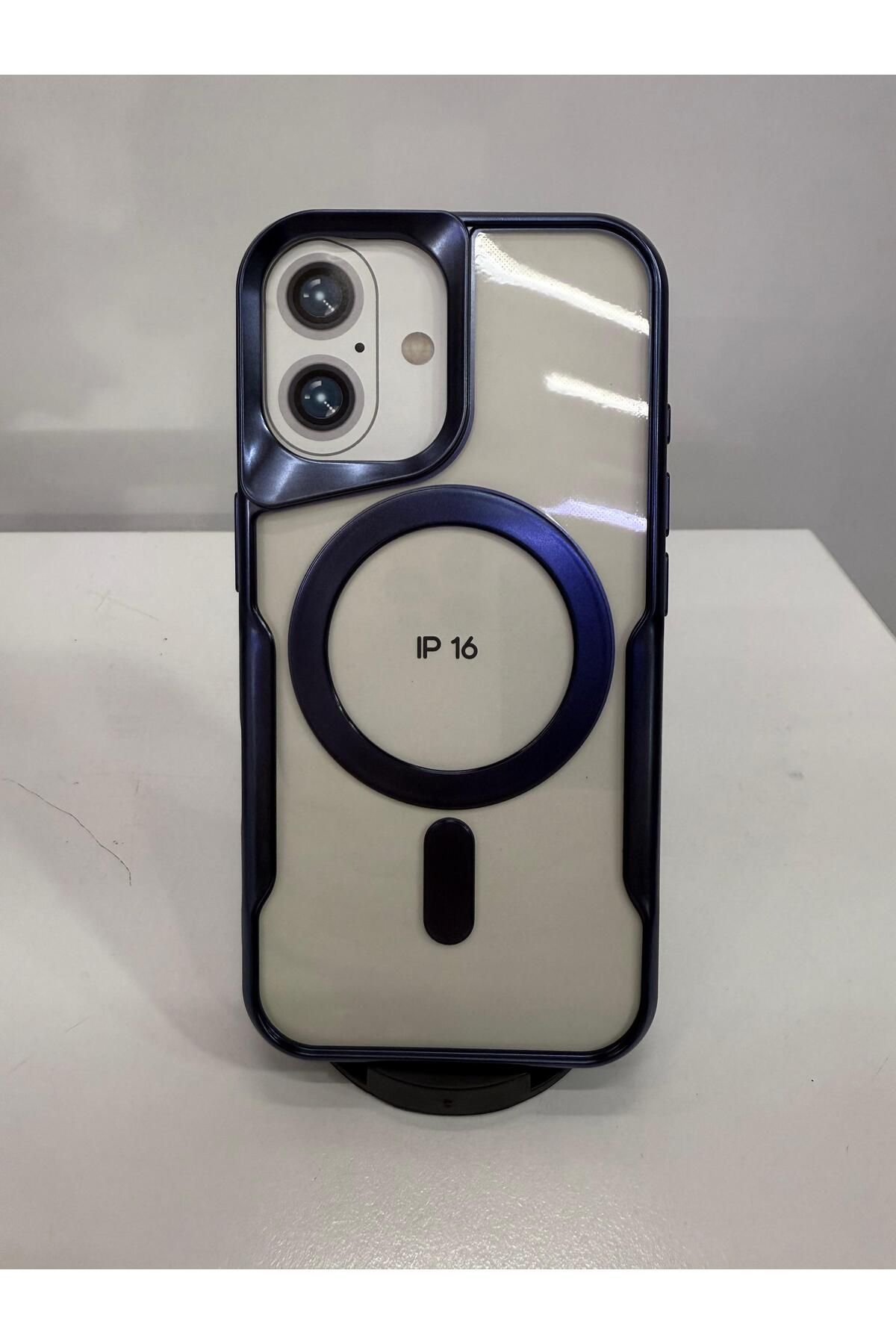 İnci İphone 16 lazer kesim magsafe silikonlu kılıf