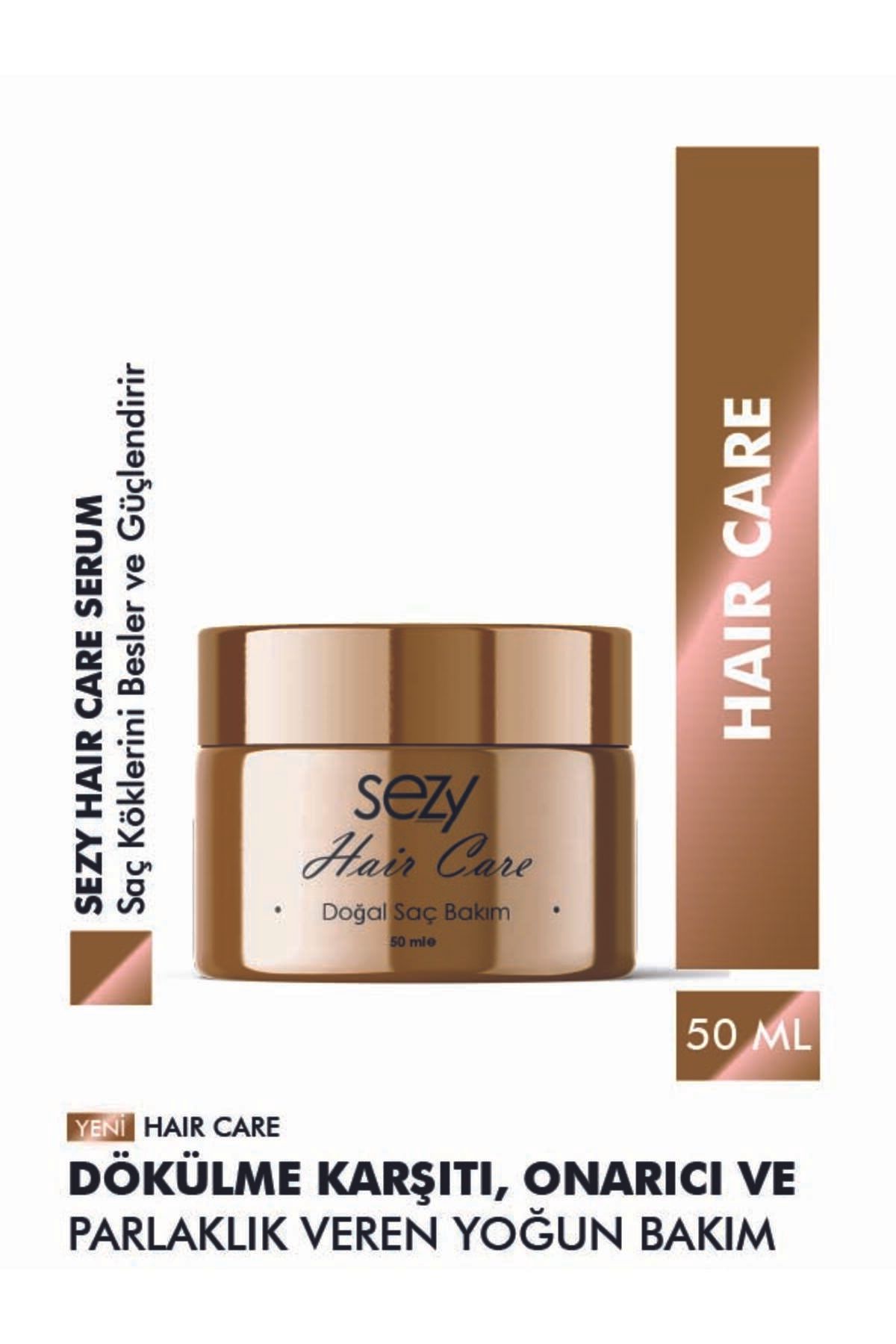Msk - Sezy SEZY Hair Care Saç Bakım Kremi - Besleyici, Onarıcı ve Parlaklık Veren Yoğun Bakım (50 ml)