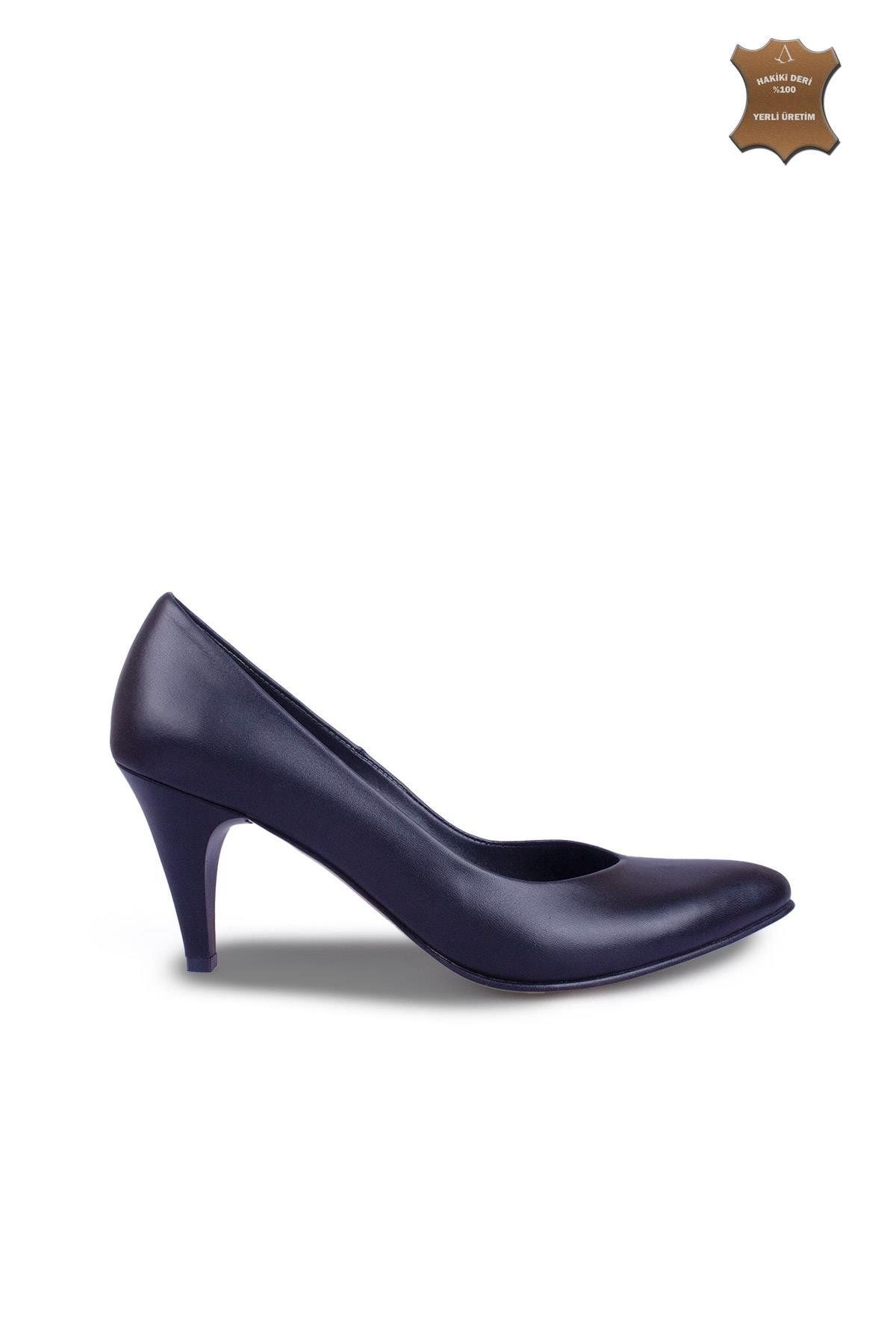 7ADIMDAAŞK Kadın Stiletto Hakiki Deri Ayakkabı 052Y25K10038