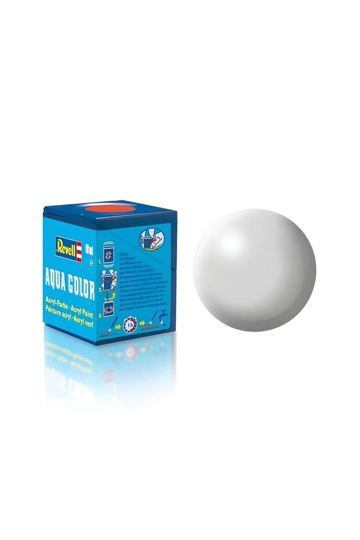 OurStyles Revell Light Grey Silk Mat Boya 18 ml