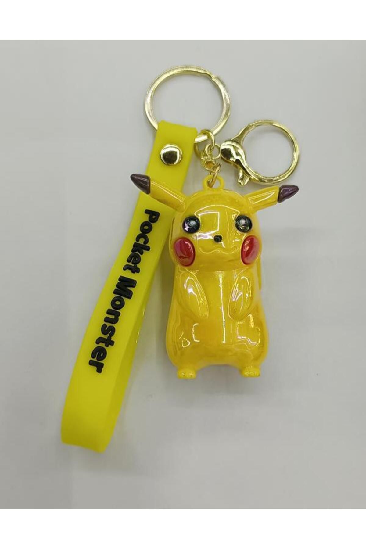 Hd Marketim Anahtarlık Pokemon Pikachu Silikon Lüks Anahtarlık Çizgi Film Çanta Cüzdan Süsü
