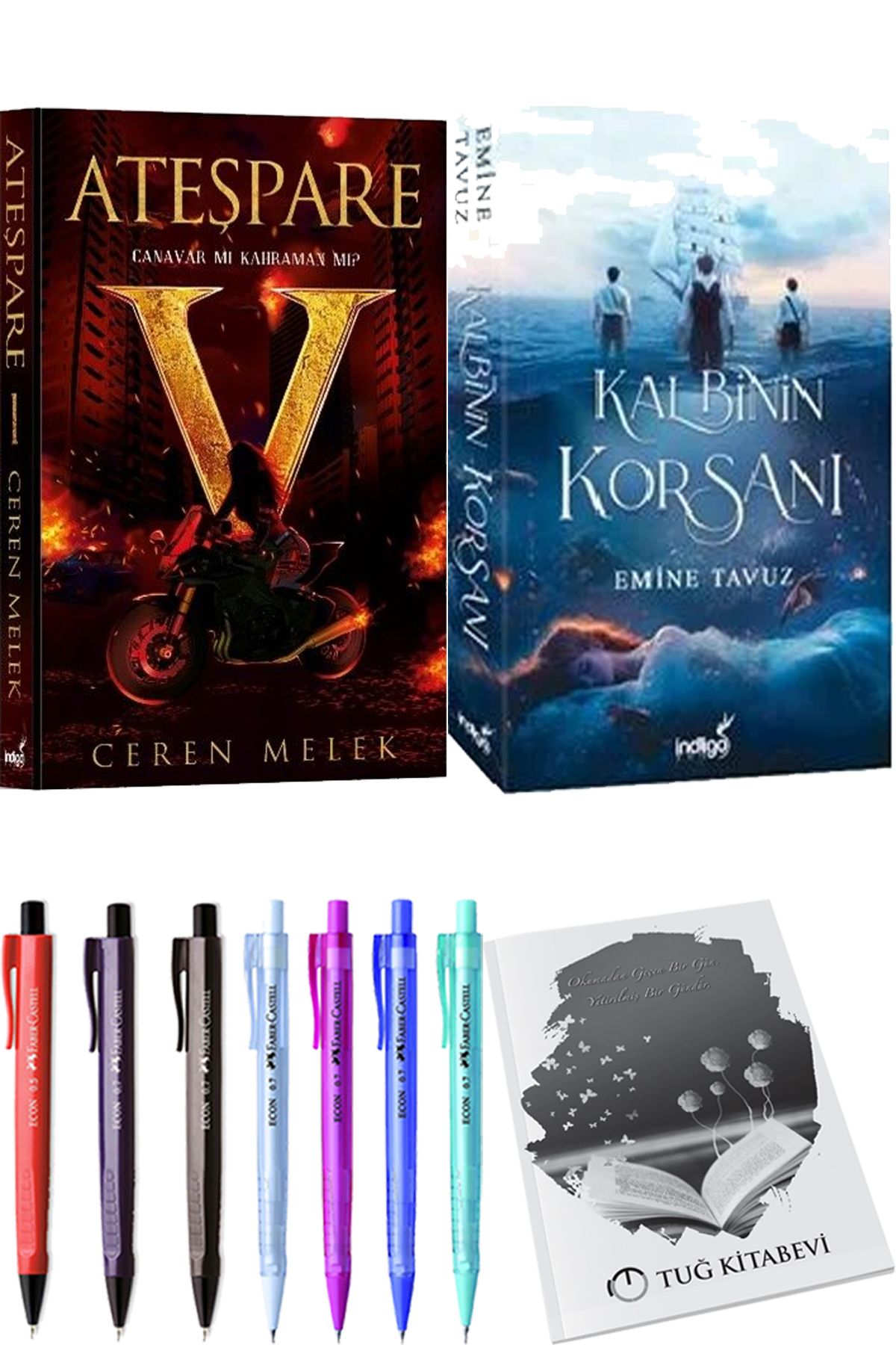 İndigo Kitap Ateşpare 1 Canavar mı Kahraman mı? Ceren Melek ve Kalbinin Korsanı + Hediyeli