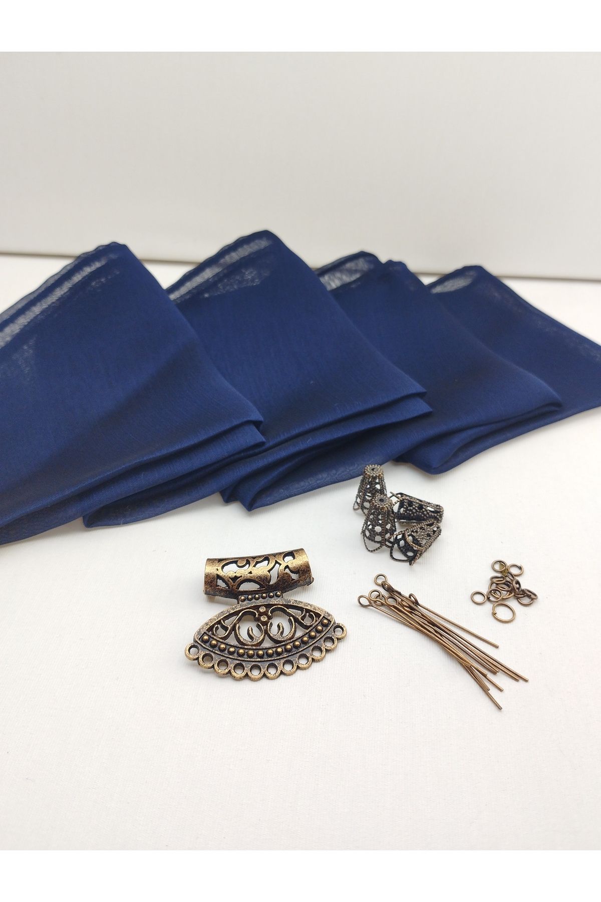 estgiftstore LACİVERT FULAR SET