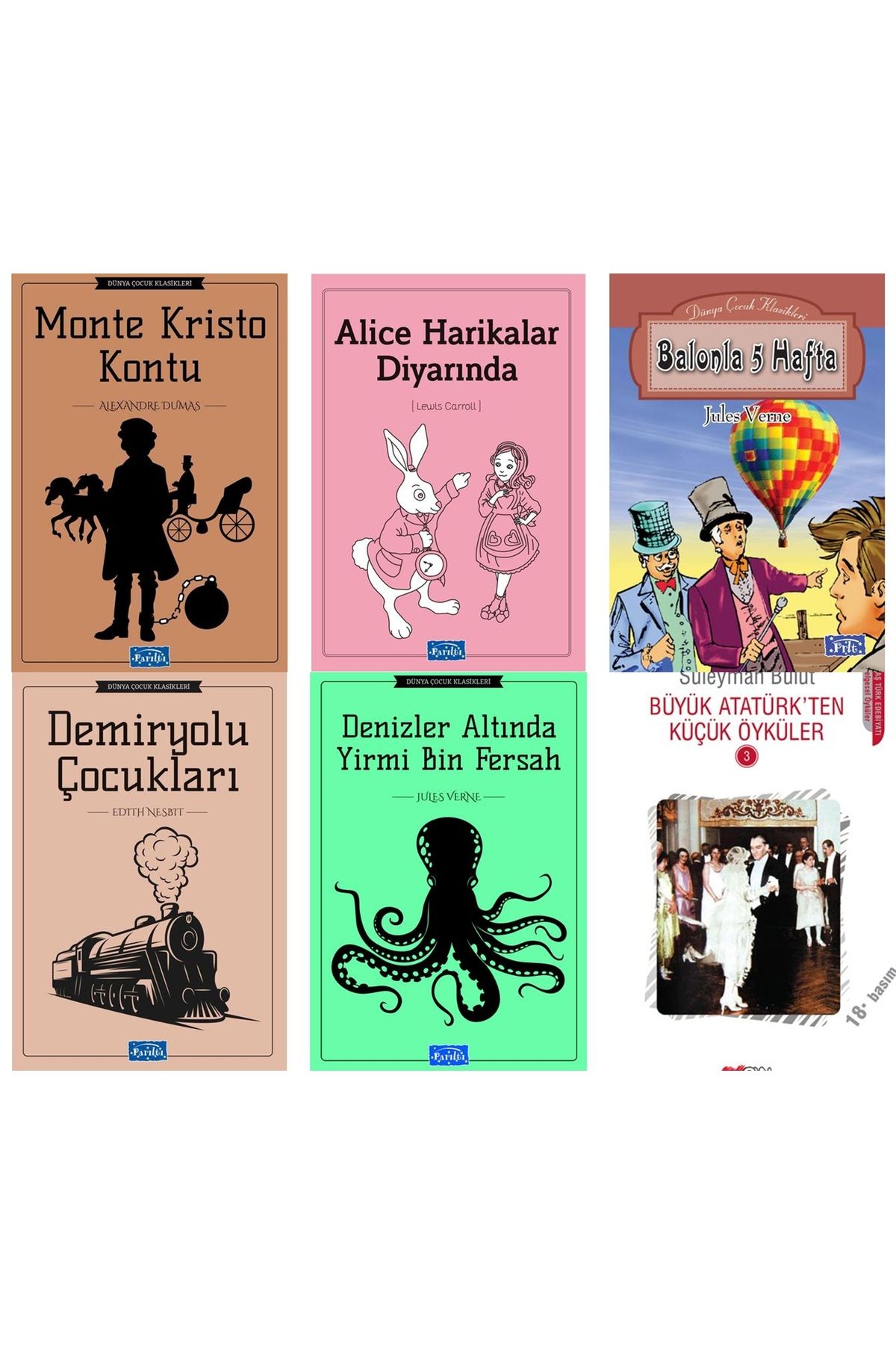 Parıltı Yayınları -Büyük Atatürkten Küçük Öyküler 3 CAN PARILTI SET ORTAOKUL