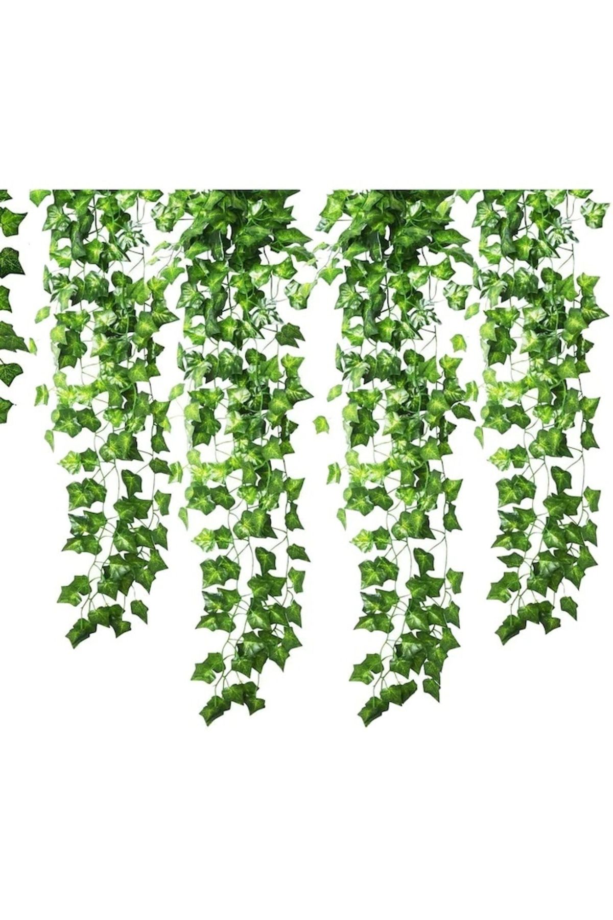 varioshop-Set of 6 decorative garlands VarioShop®, Artificial Ivy Model, 81 Leaves/Branch, Length 12.6m, I 8