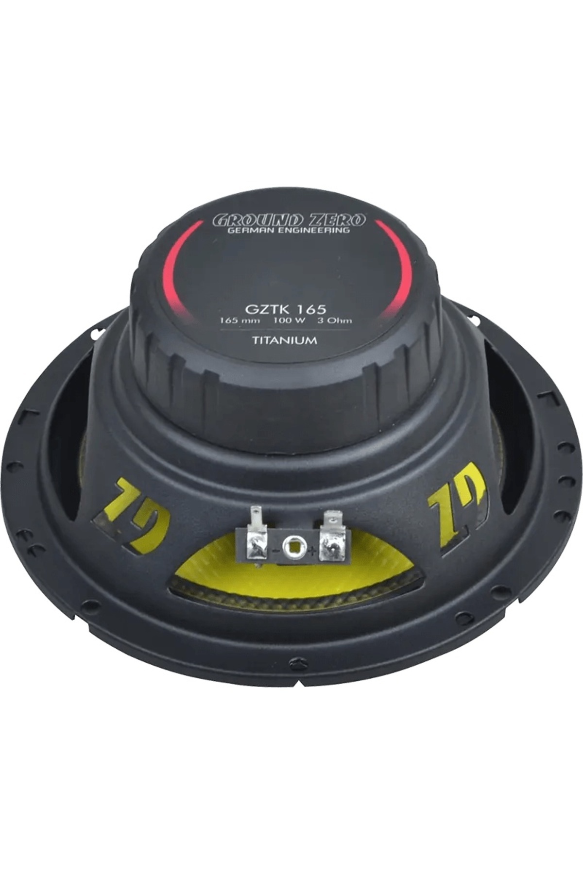 Ground Zero-Ground Zero GZTC 165.2X 2-Way Car Speaker System – 165mm, 100W RMS 4