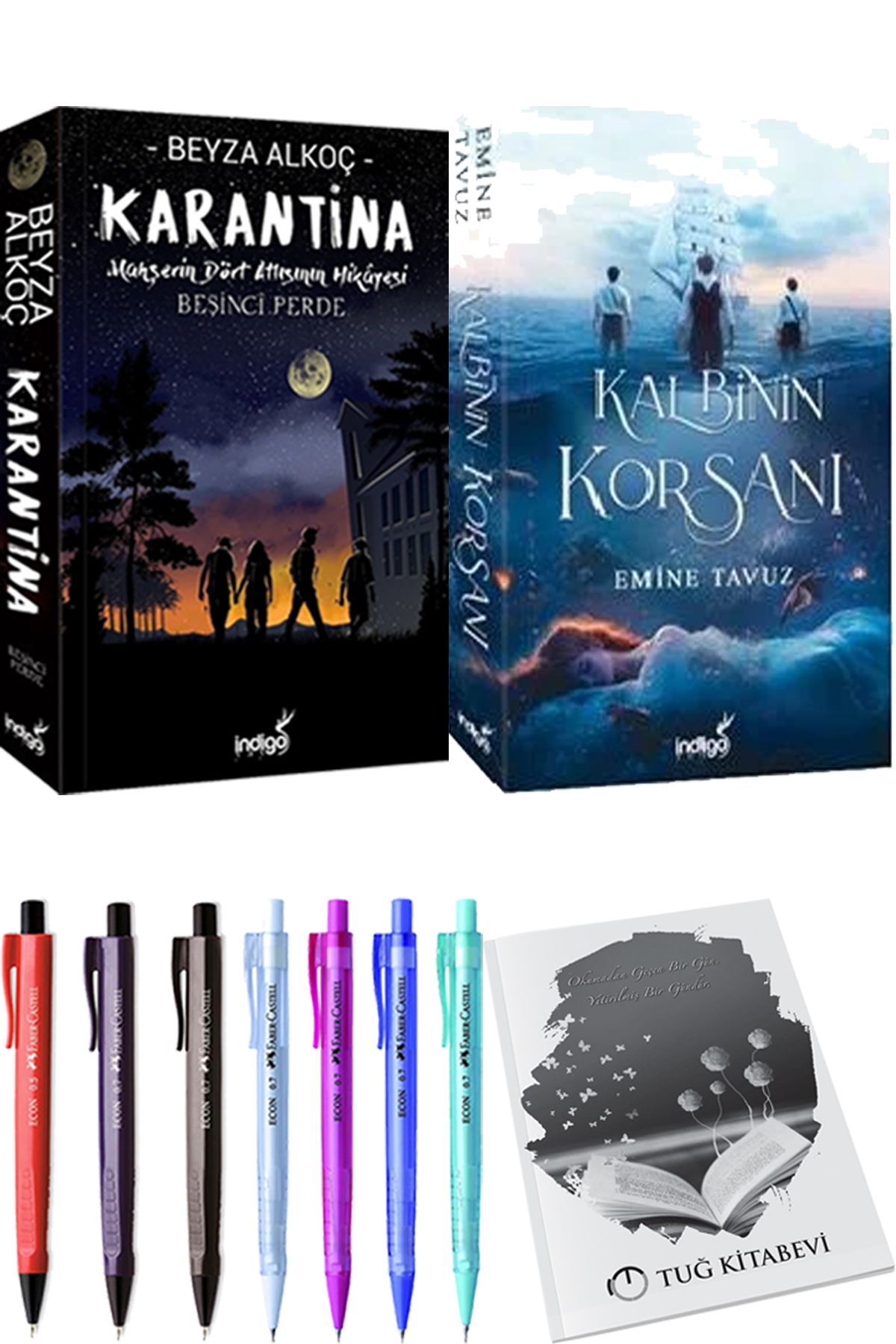 İndigo Kitap Karantina 5 Beyza Alkoç ve Kalbinin Korsanı + Hediyeli