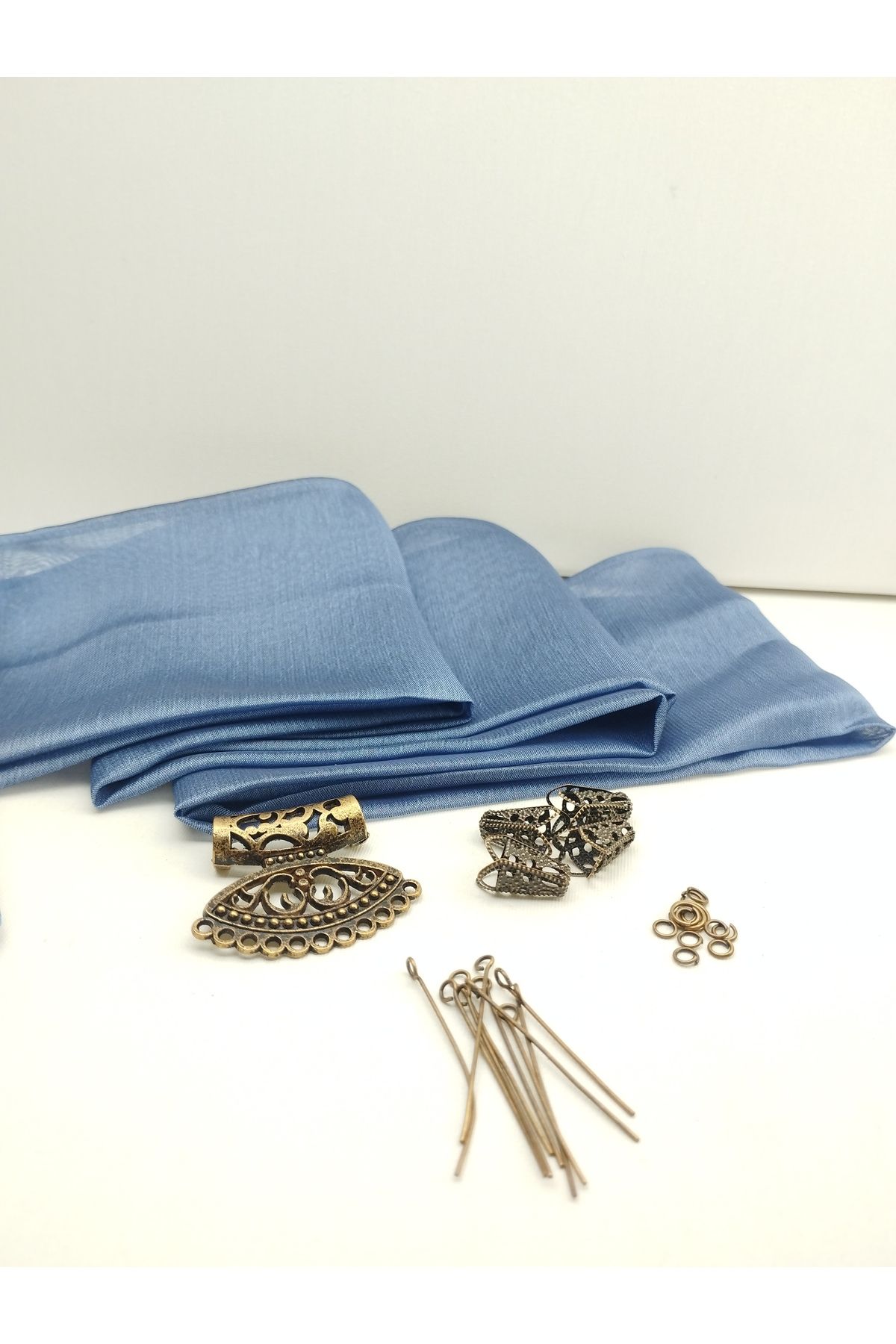 estgiftstore MAVİ FULAR SET