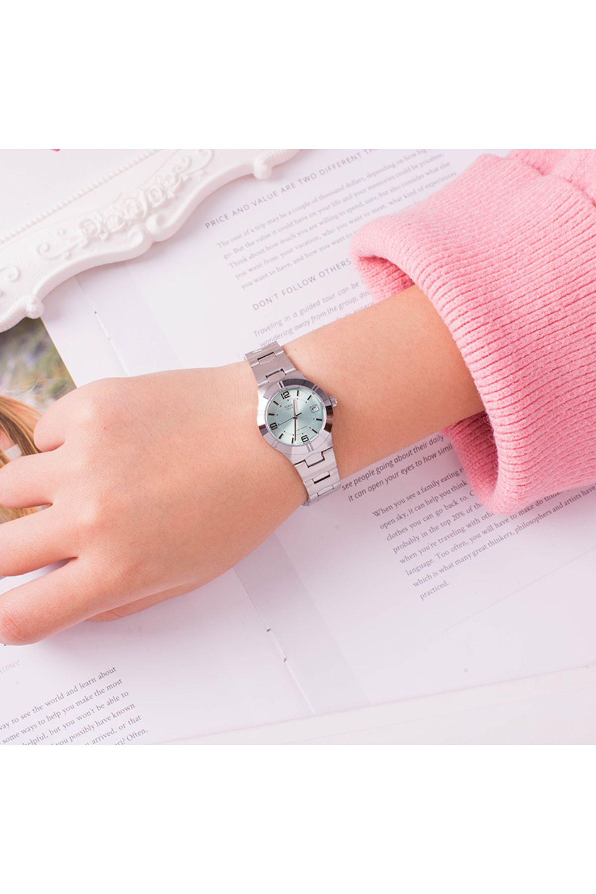 Casio-Ceas Dama, Casio, Collection LTP-12 LTP-1241D-2A 3