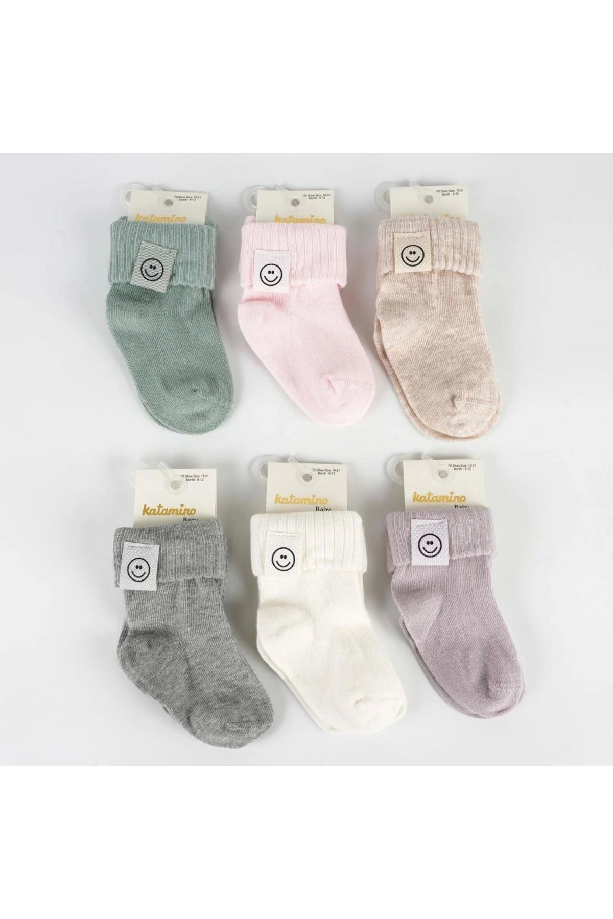 OurStyles Mutluluk Aks.Kız Bebek Soket Çorap K46248 Asorti