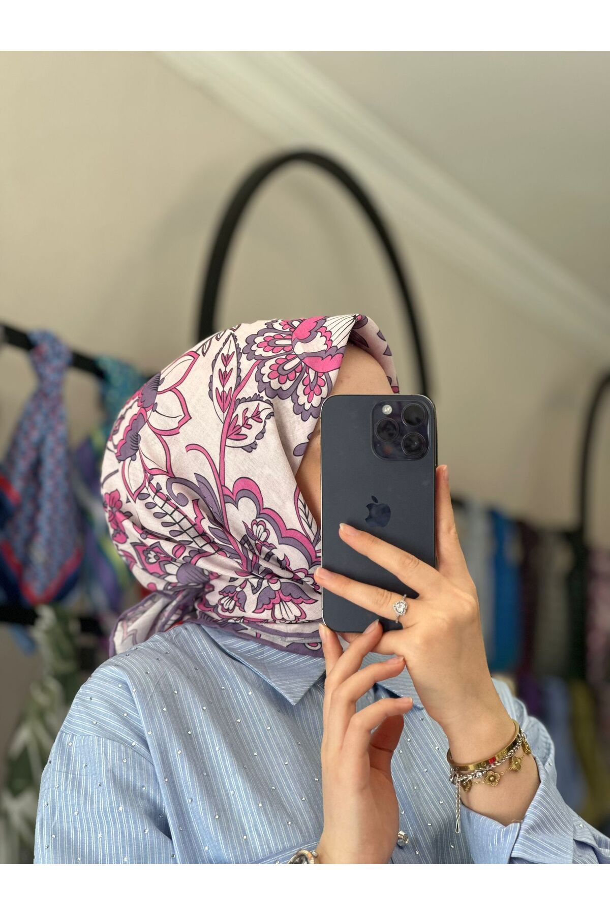 MONOOR OSMANLI ÇİÇEĞİ SOFT EŞARP