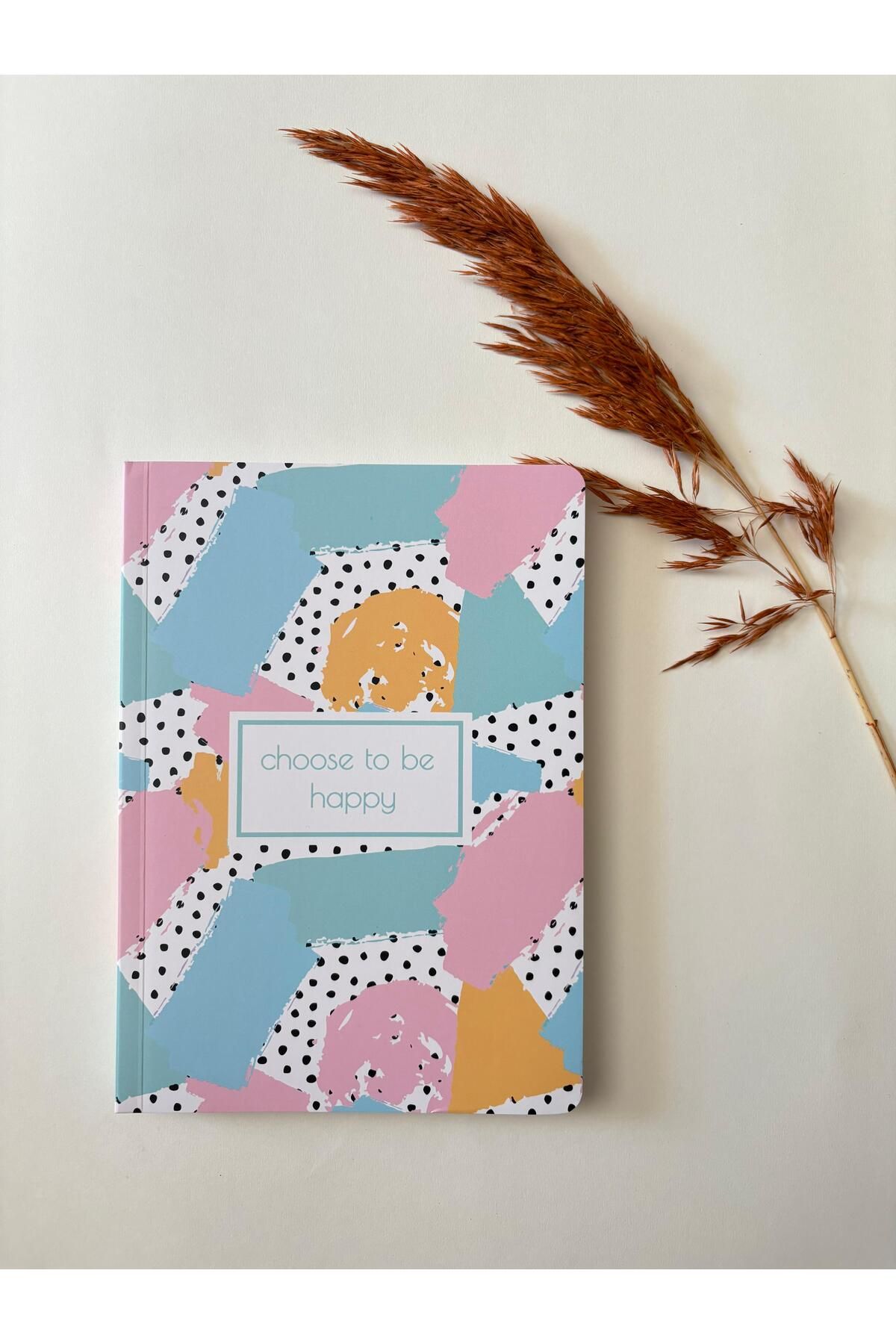 Adalinhome Atakids Lizy Karton Kapak Renkli Sayfalı Çizgili Defter – 128 Sayfa / 21x15 cm