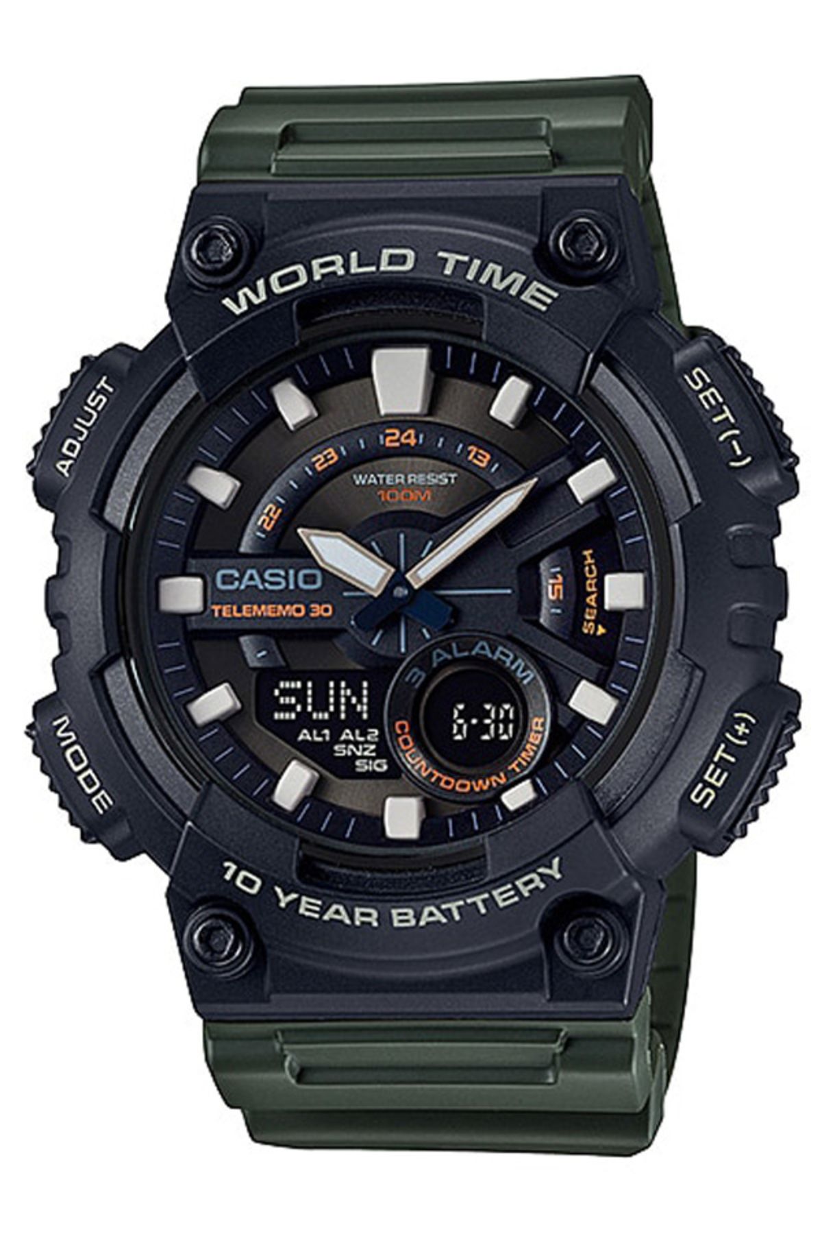 Casio-Ceas Barbati, Casio, Collection AEQ AEQ-110W-3A 1