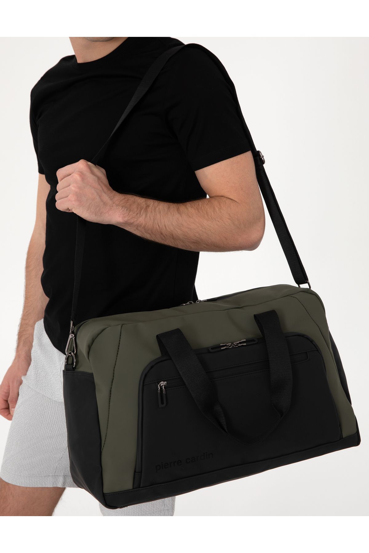 Pierre Cardin Erkek Yeşil Spor Seyahat Çantası 50308032-VR054