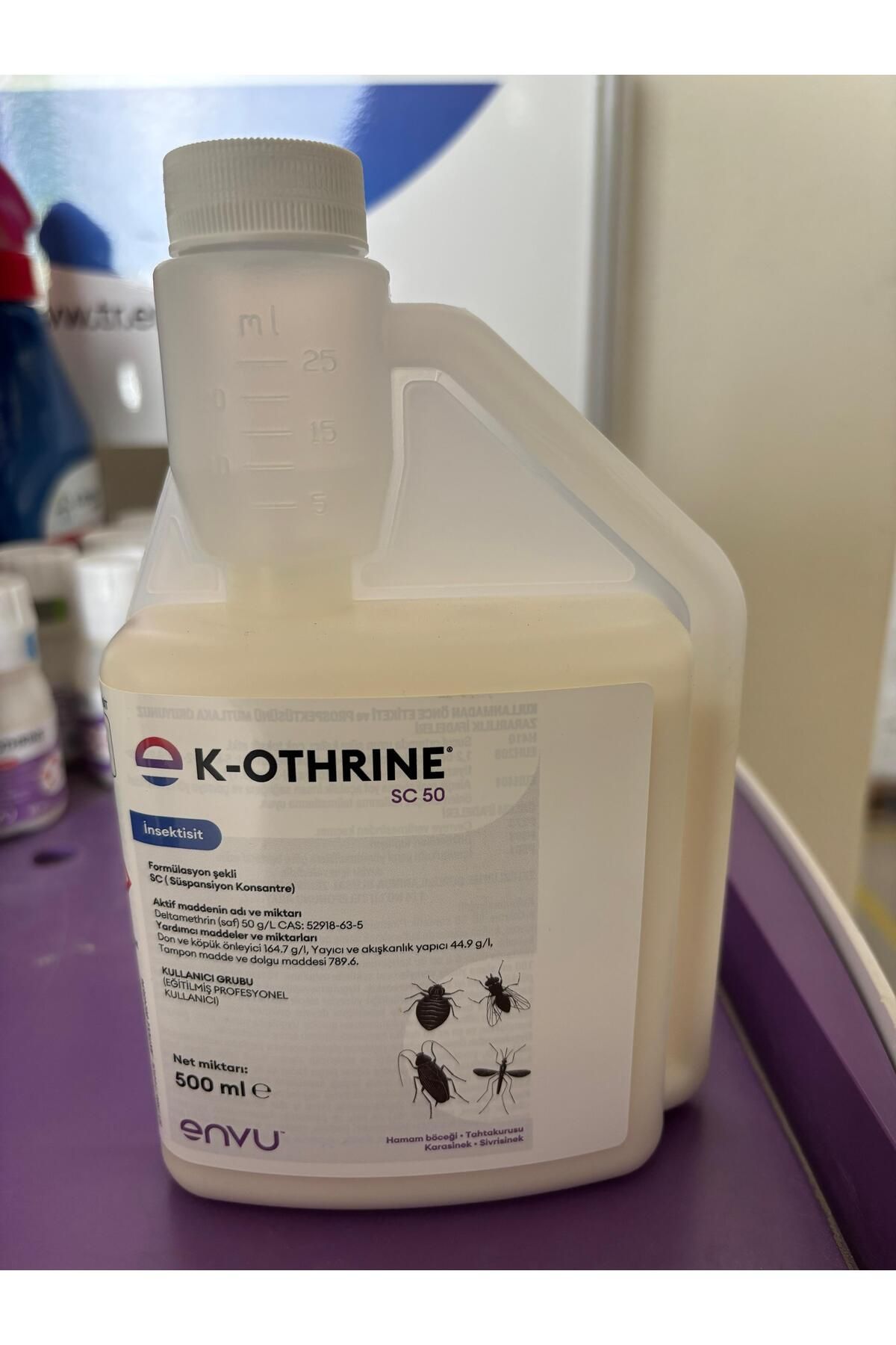 bayern envu K-OTHRİNE SC 50 500 ml Haşere İlacı- Etkili ve Kalıcı Koruma