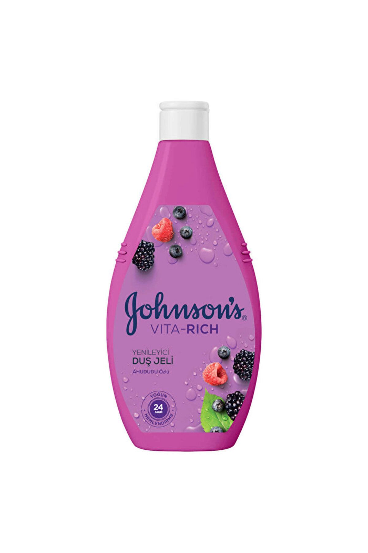 Johnson's Vita-Rich Duş Jeli - Ahududu Özlü, Yenileyici - 400 ml