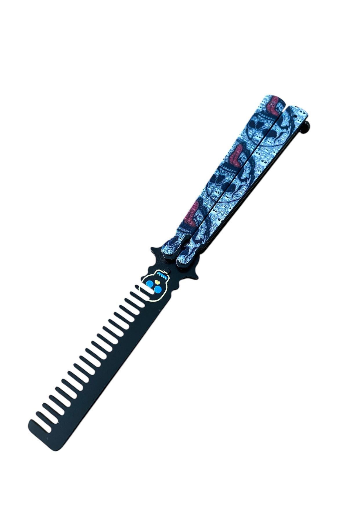 TARIK EXPRESS Tactical Line 21 Cm Metal Kelebek Kuru Kafa Tarak Keskin Değildir