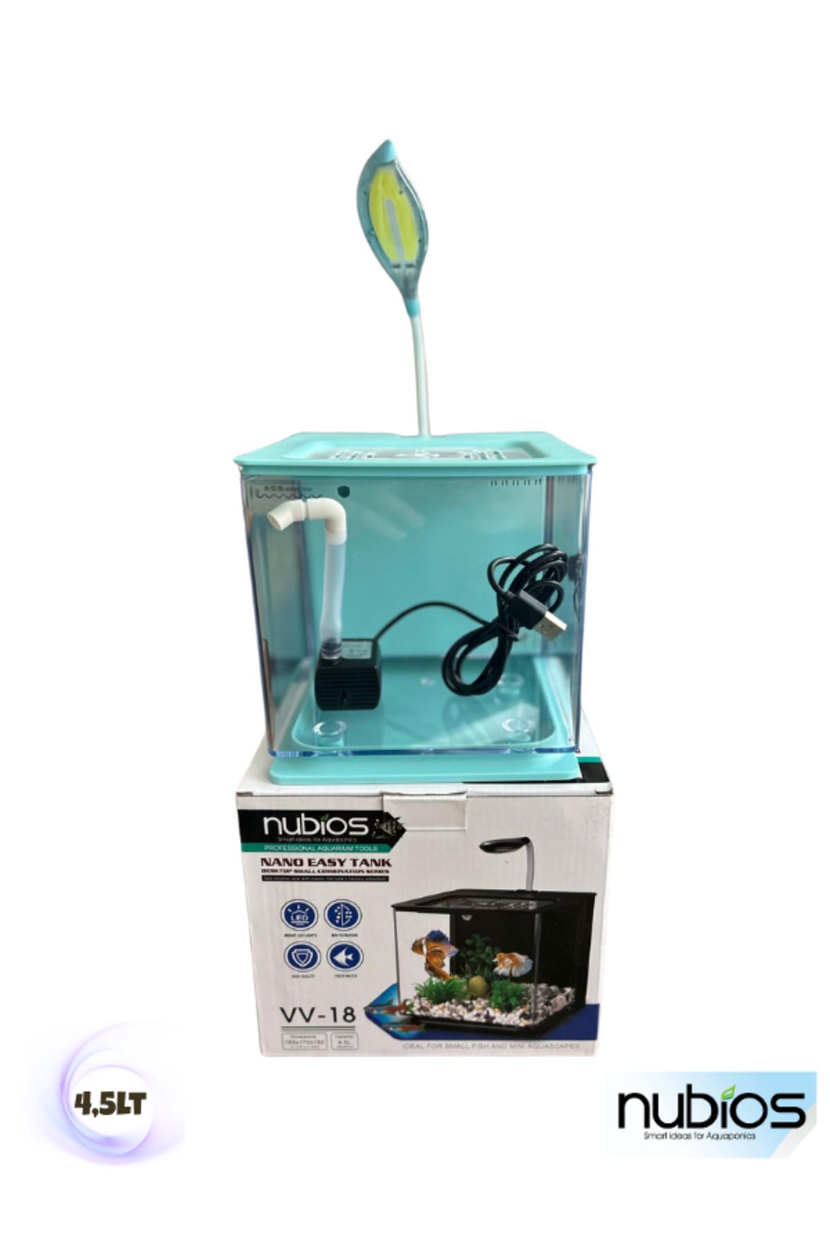 Nubios Nano Easy Tank 4,5 L Mavi