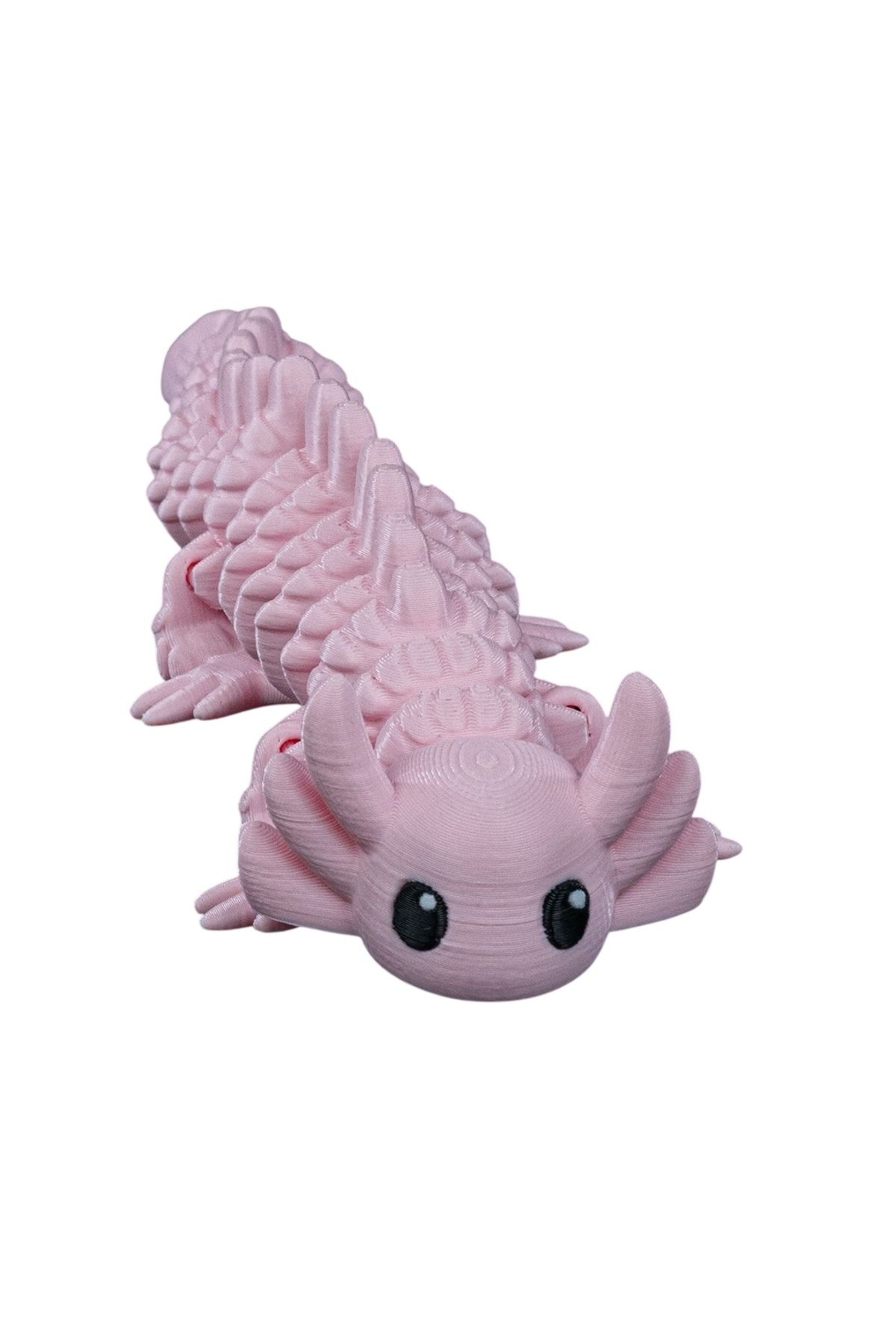 shop Sevimli Pembe Aksolotl 3D Baskı Figür - Dekoratif Koleksiyon Modeli