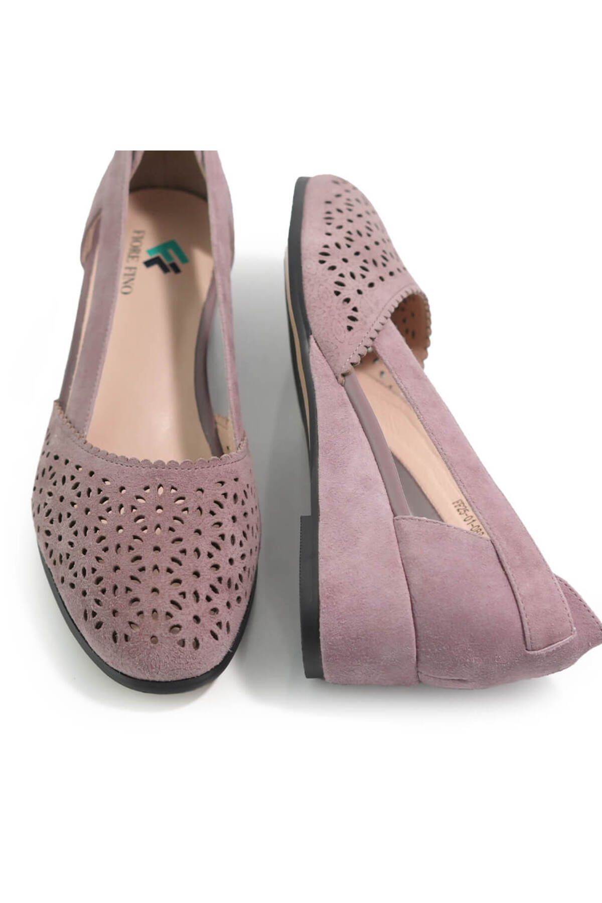 FIORE FINO-FIORE FINO PERFORATED SHOES 2501088 PINK 4