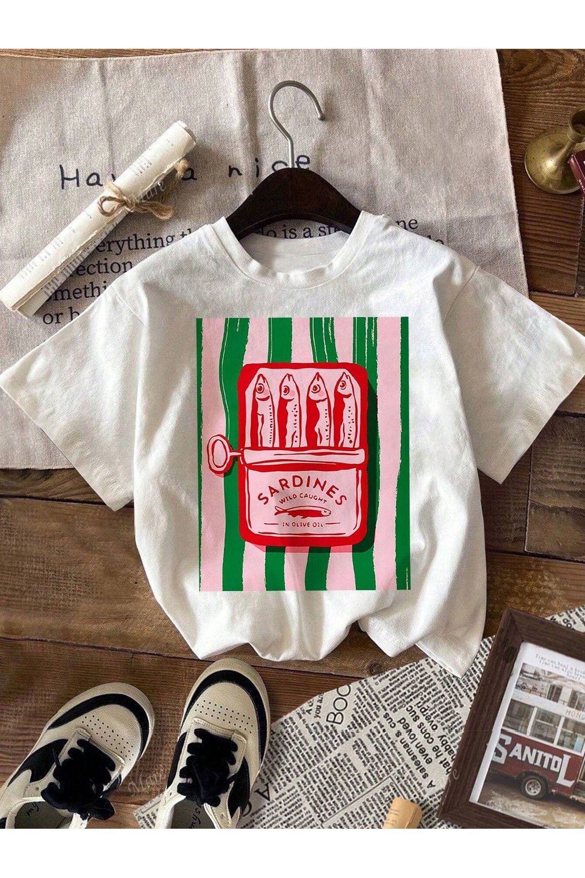 JANSO GROUP Oversize Kesim Kısa Kollu Baskılı T-shirt