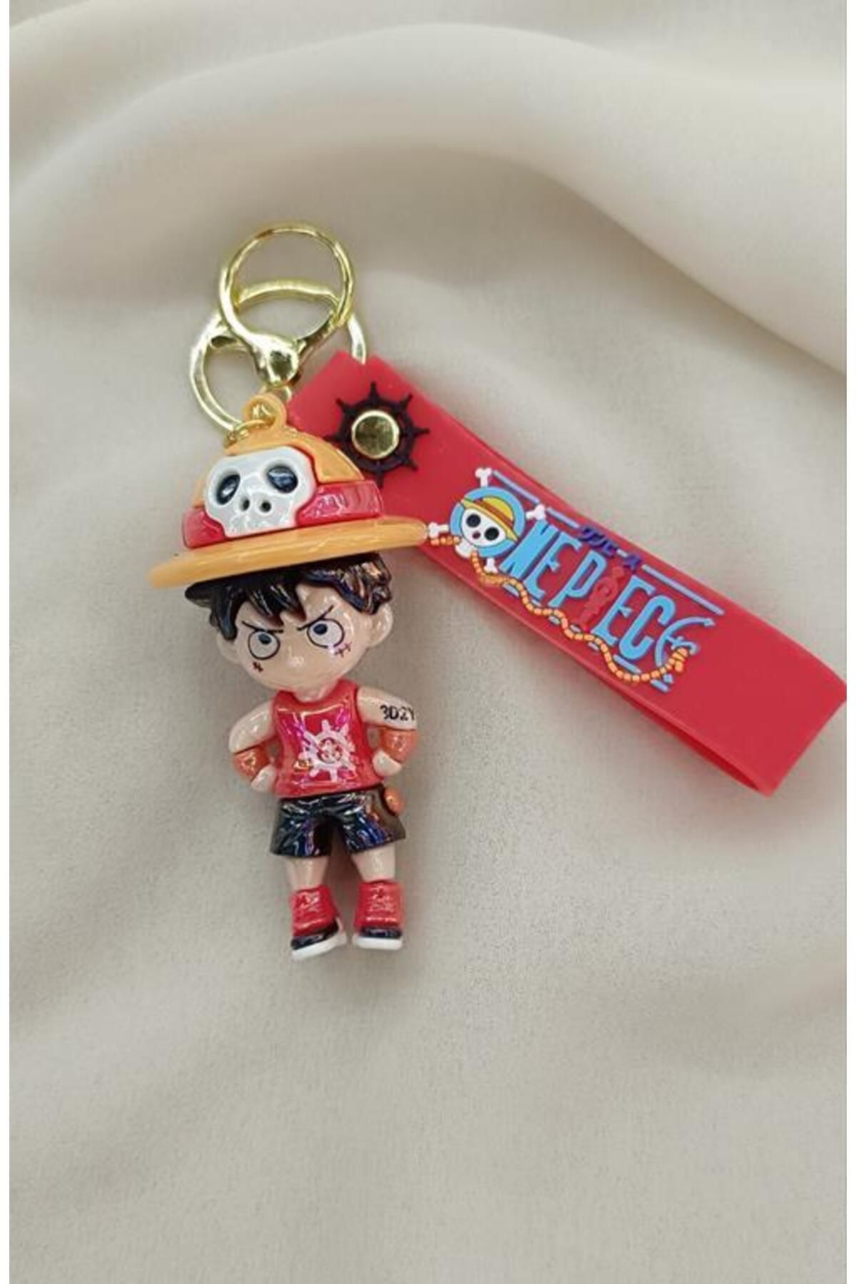 Hd Marketim Anahtarlık Anime One Piece Luffy Slikon Lüks Anahtarlık Çizgi Film Çanta Cüzdan Süsü Figür