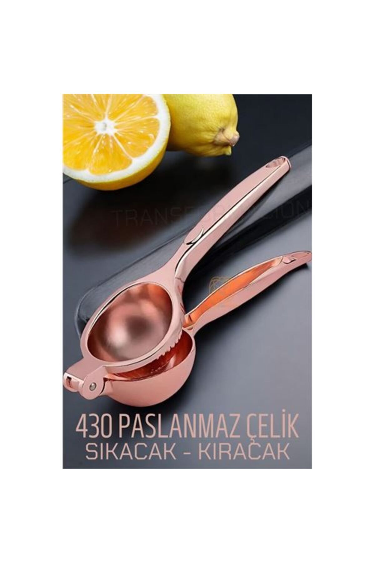 Toptan Bulurum ROSE Limon Sıkacağı Paslanmaz Çelik