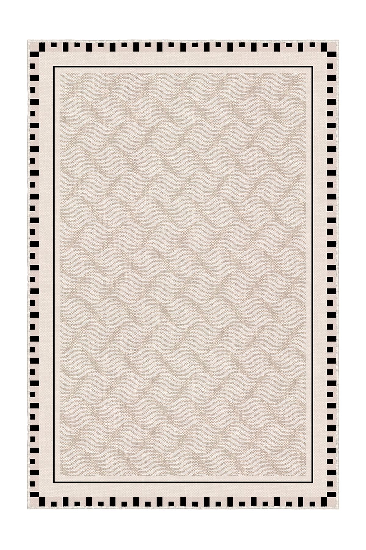 HOMENETTE Dekoratif Soft Modern Kaymaz Yıkanabilir Salon Halısı Mutfak Halısı Koridor Halısı Yolluk