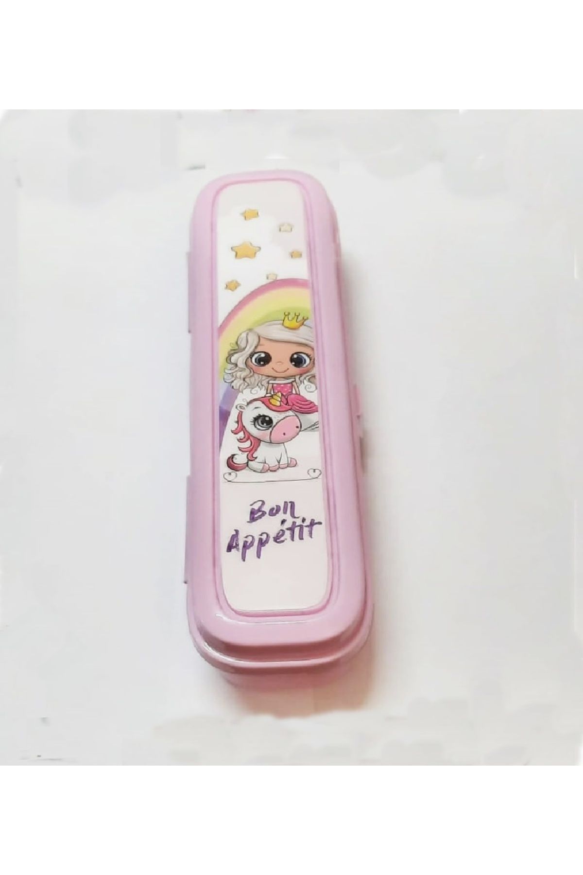 AYLİNA Pembe Multi Renkli Kapaklı Kalemlik Kutusu -Çanta İçi Saklama