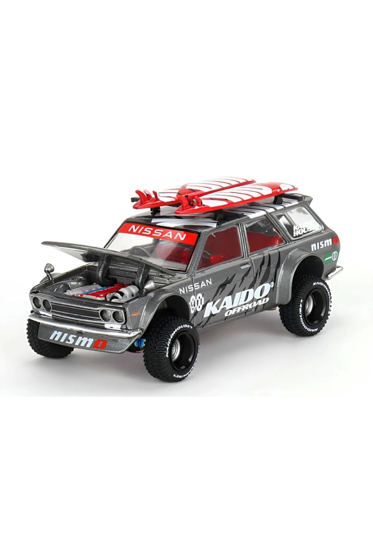 OurStyles Mini GT 1/64 Datsun KAIDO 510 Wagon 4x4 Kaido Offroad V1