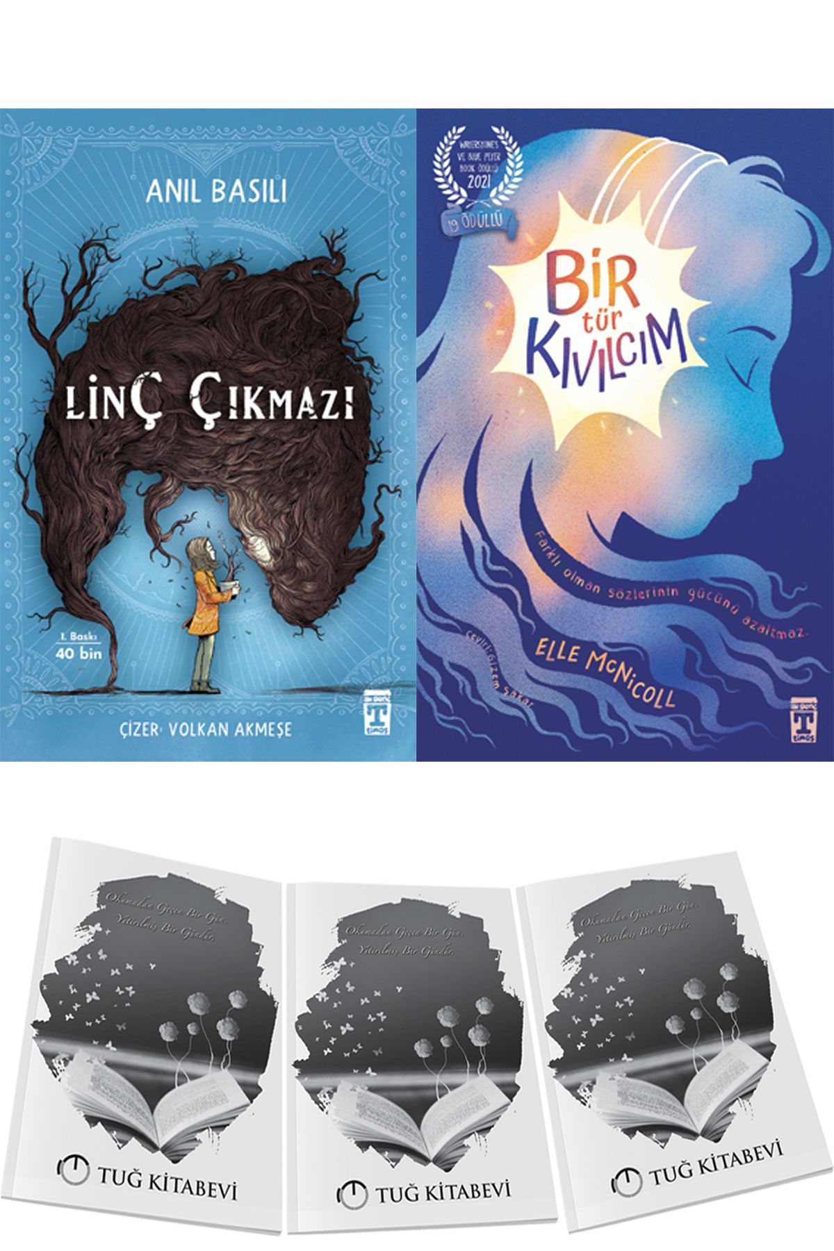 Genç Timaş Linç Çıkmazı ve Bir Tür Kıvılcım 2li Set Anıl Basılı & Elle McNicoll + Hediyeli