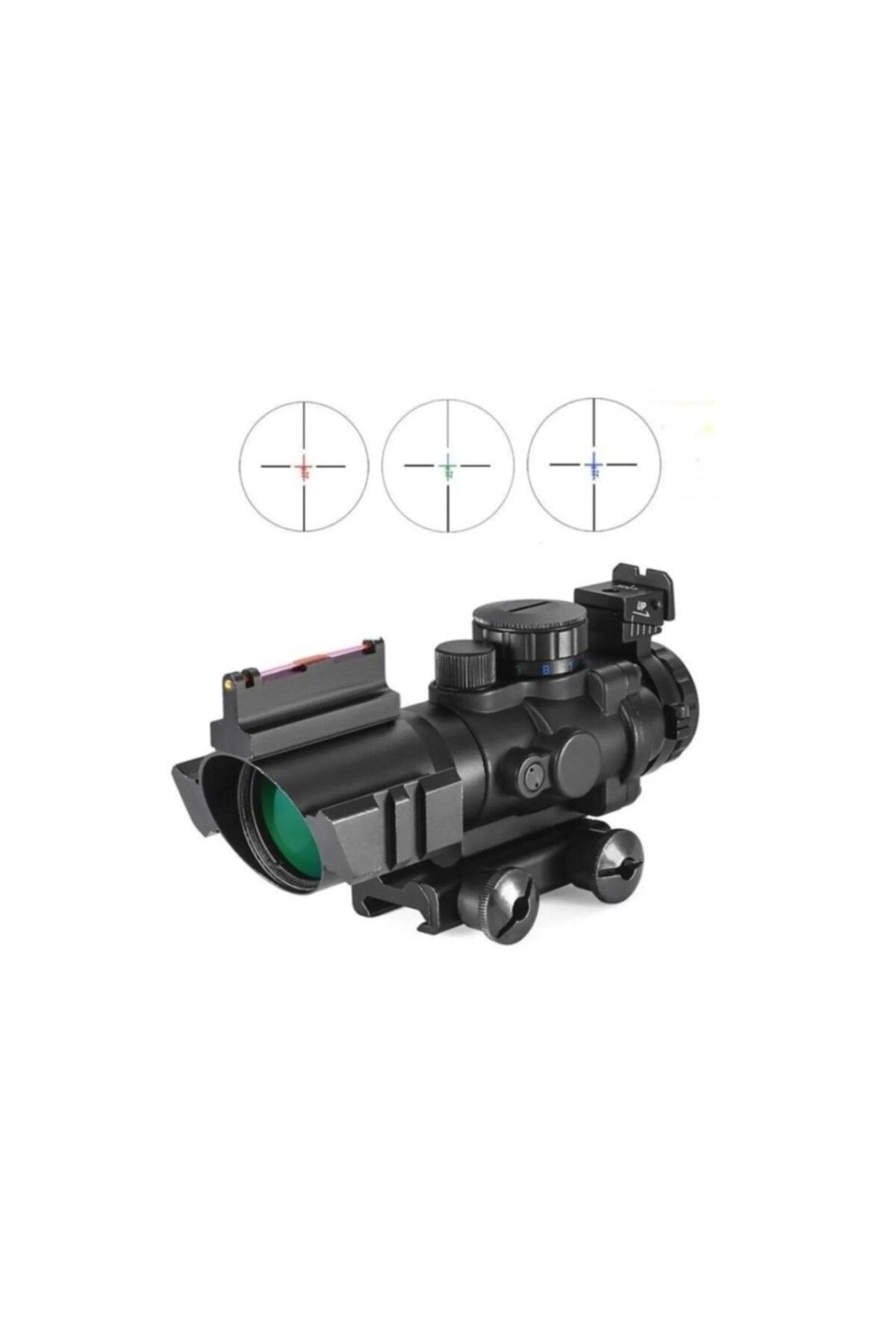 ÖYKÜ VE YİĞİT Spike 4X32 Kırmızı Işıklı Dürbün 4X32