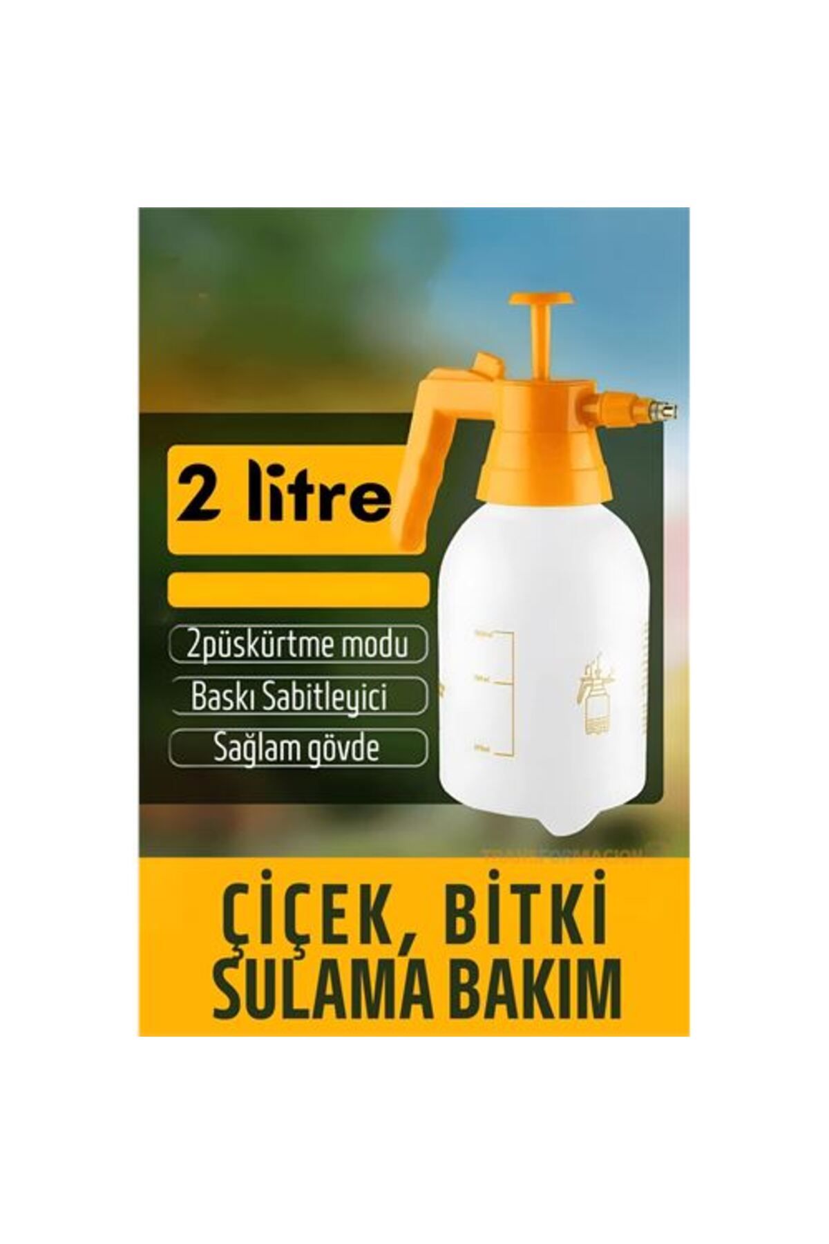 ÖYKÜ VE YİĞİT Çiçek Bitki Bakımı Basınçlı Püskürtme Pompası