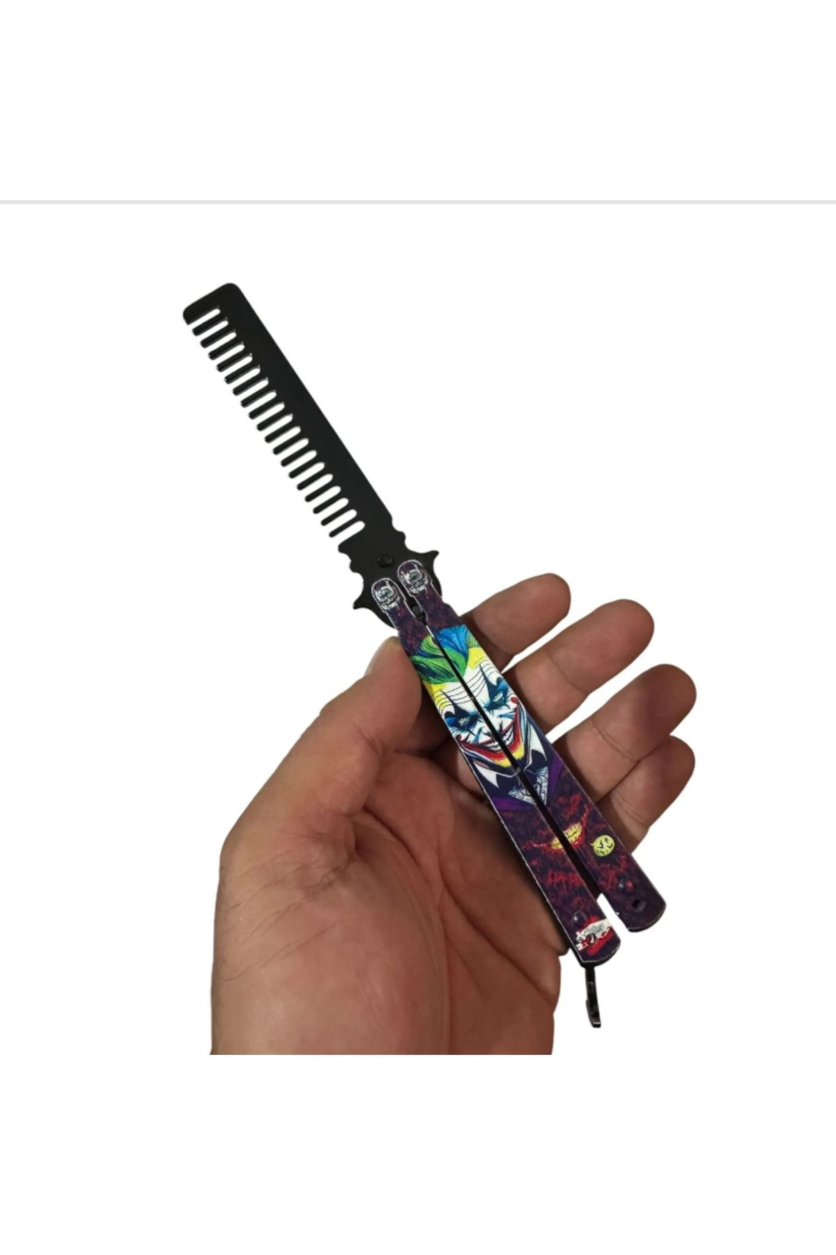TARIK EXPRESS 21 Cm Metal Joker Kelebek Tarak Keskin Değildir