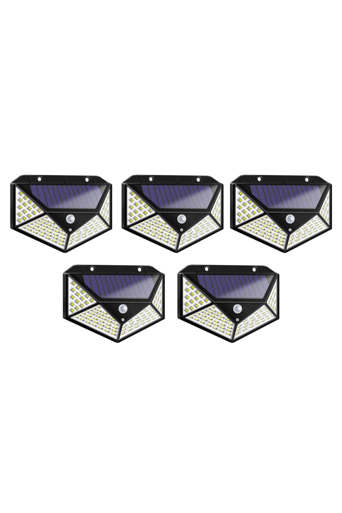 Solar-SET 5 lampi de exterior cu 100 LED uri cu incarcare solara si senzor de miscare 4