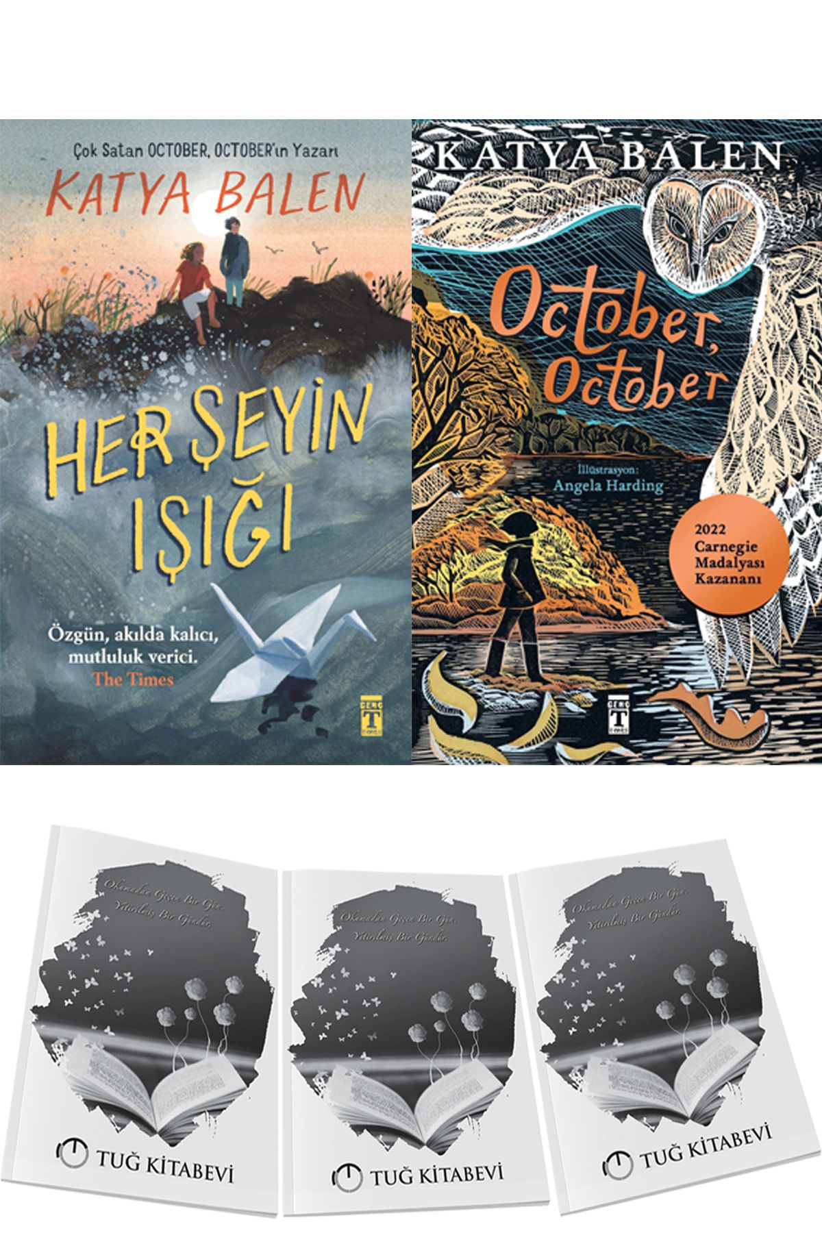 Genç Timaş Her Şeyin Işığı ve October, October 2li Set Katya Balen + Hediyeli
