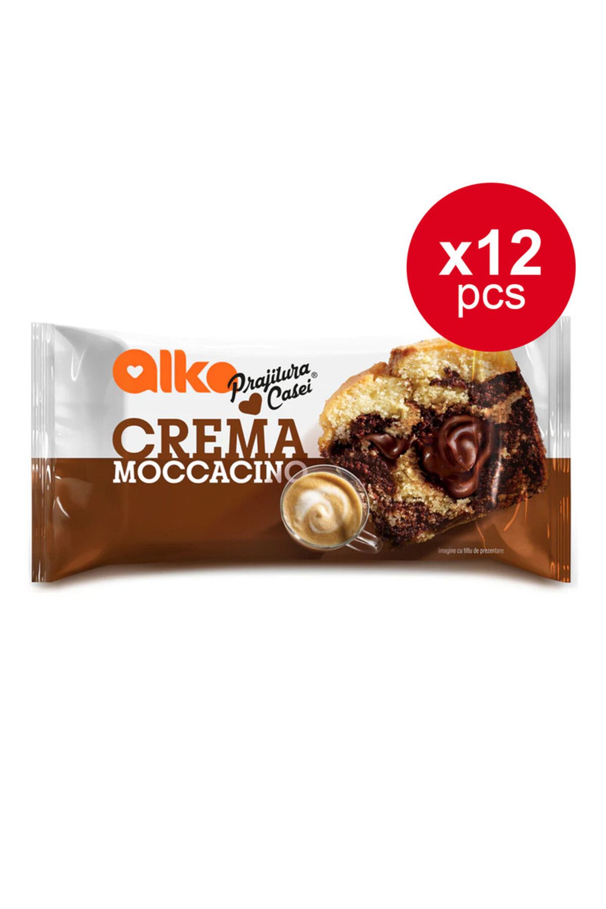 ALKA KURUYEMİŞ Tort Alka Cu Moccacino 350 G X 12 Bucăți - One Size