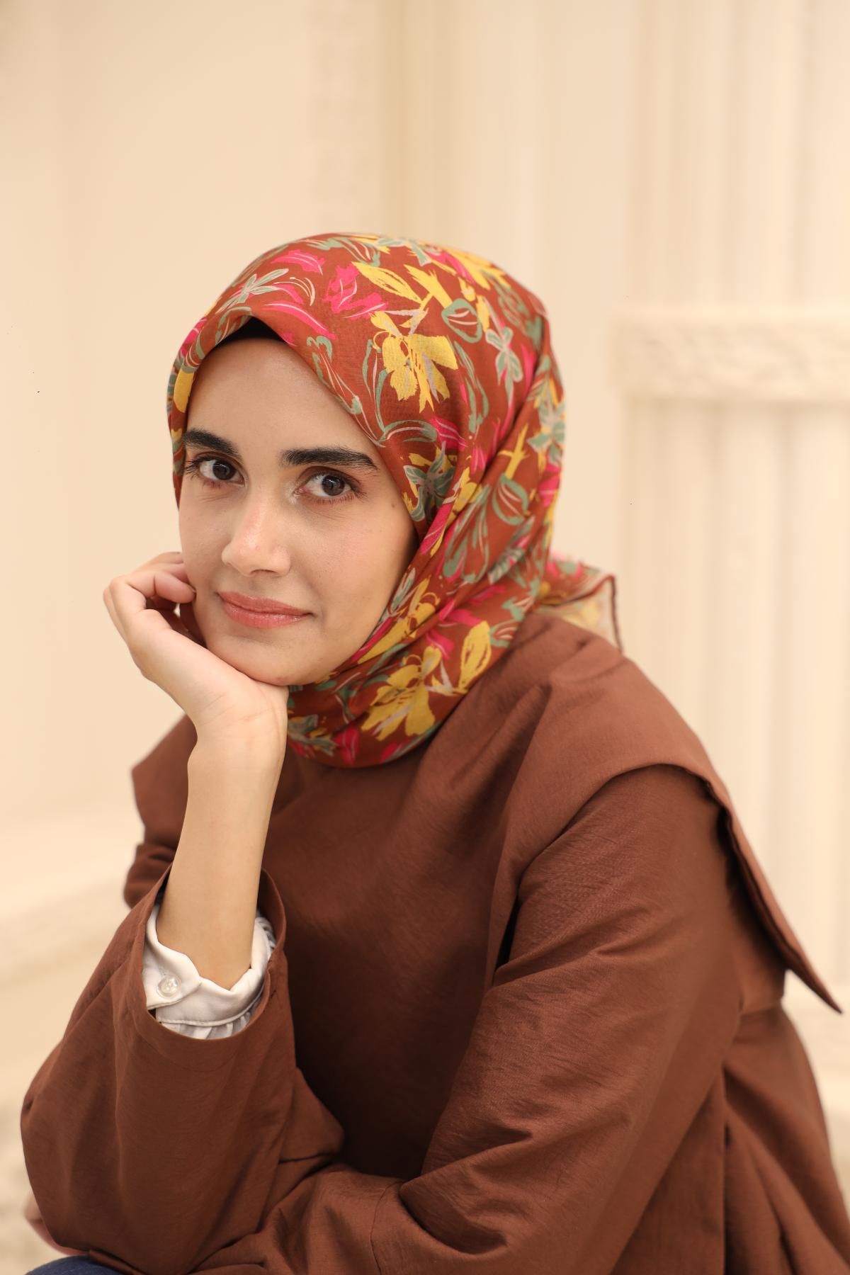 Silk Home Neva Desen Soft Pamuk Eşarp