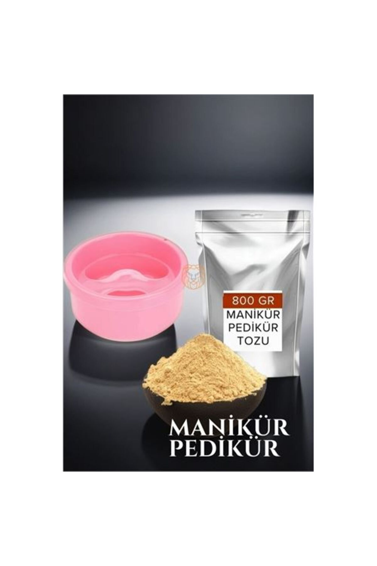 ÖYKÜ VE YİĞİT Manikür Tası ve Tozu Set 800 Gr