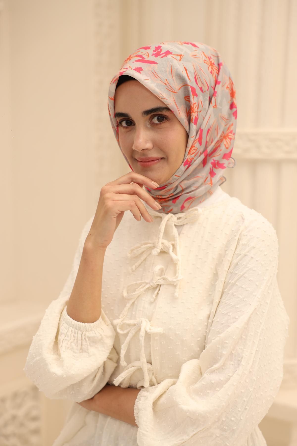 Silk Home Neva Desen Soft Pamuk Eşarp