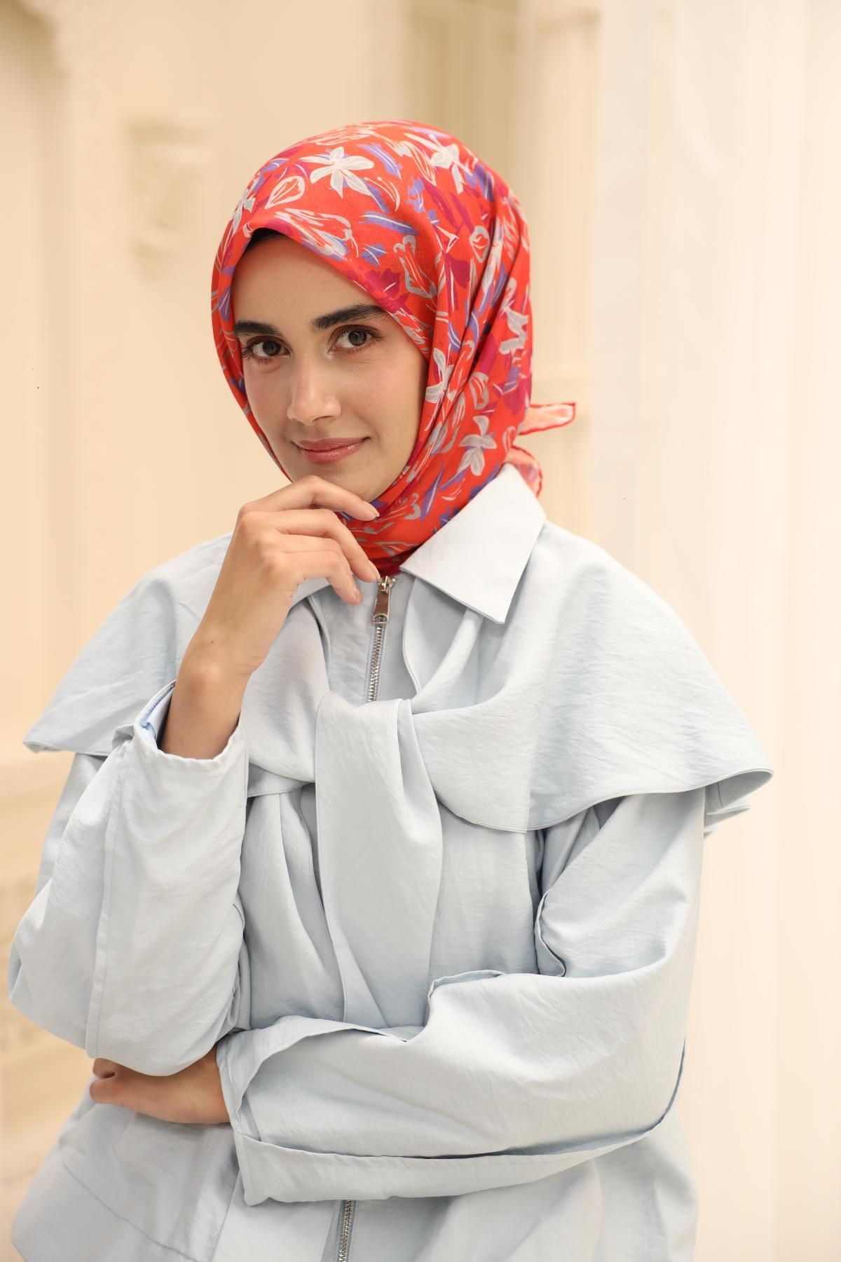 Silk Home Neva Desen Soft Pamuk Eşarp