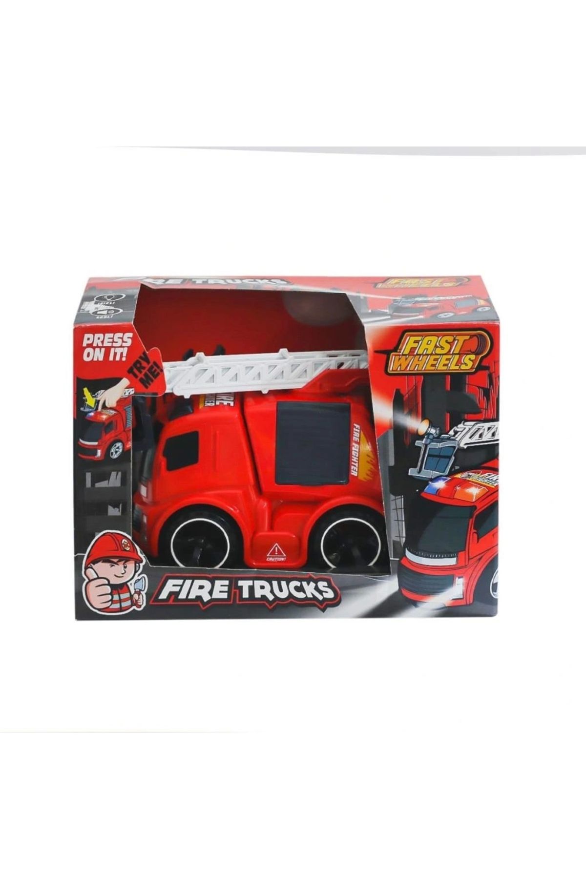 OurStyles ER-243 Fast Wheels İtfaiye Kamyonu -Erdem Oyuncak