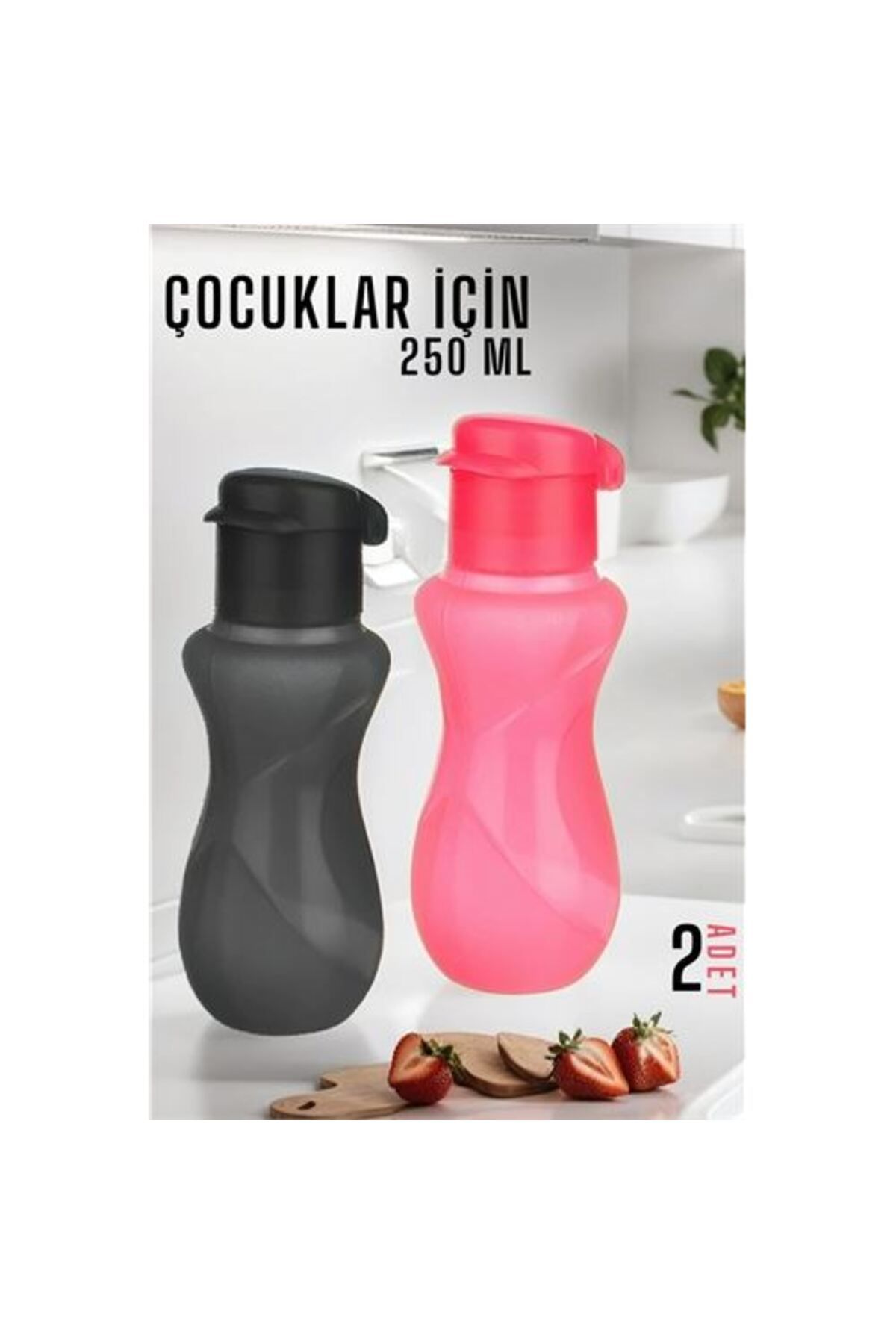 ÖYKÜ VE YİĞİT Çocuk Matarası 2 ADET 250 Ml