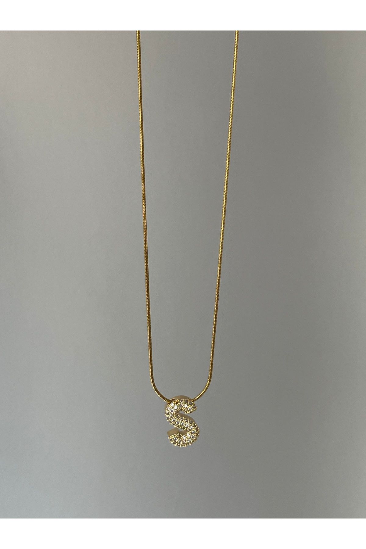 Twinssis Accessories Çelik Harf Kolye