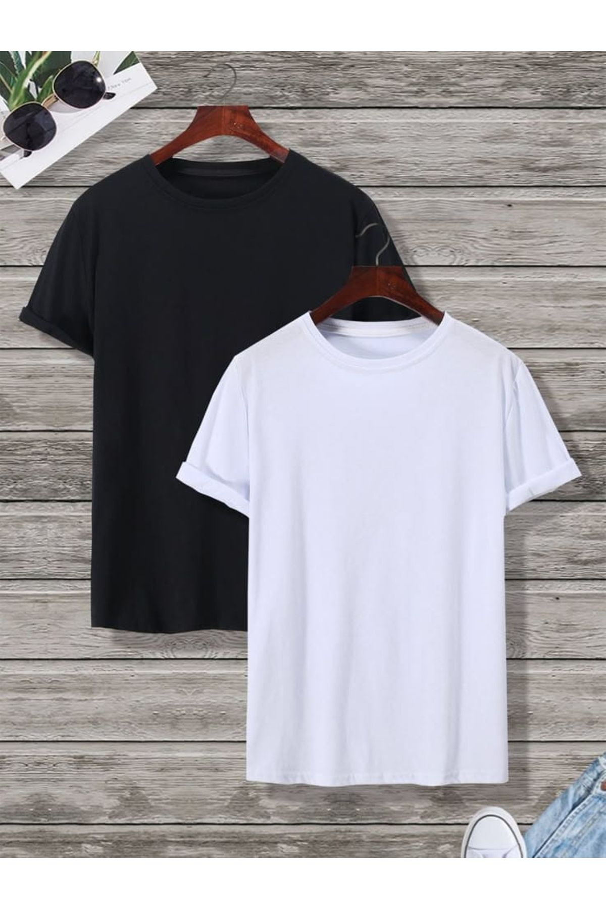 FUNSTYLE Kadın 2'li Unisex T-Shirt
