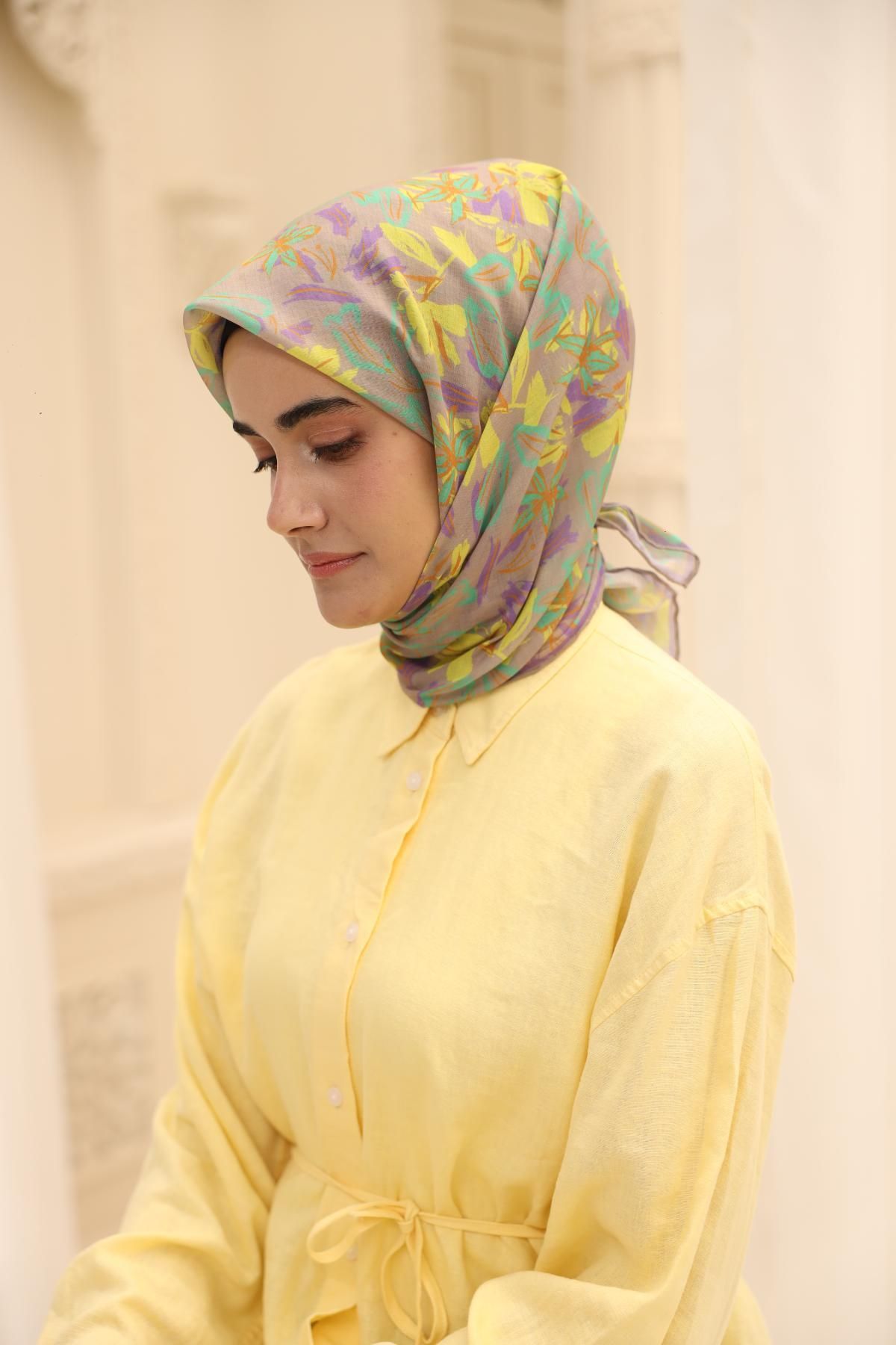 Silk Home Neva Desen Soft Pamuk Eşarp