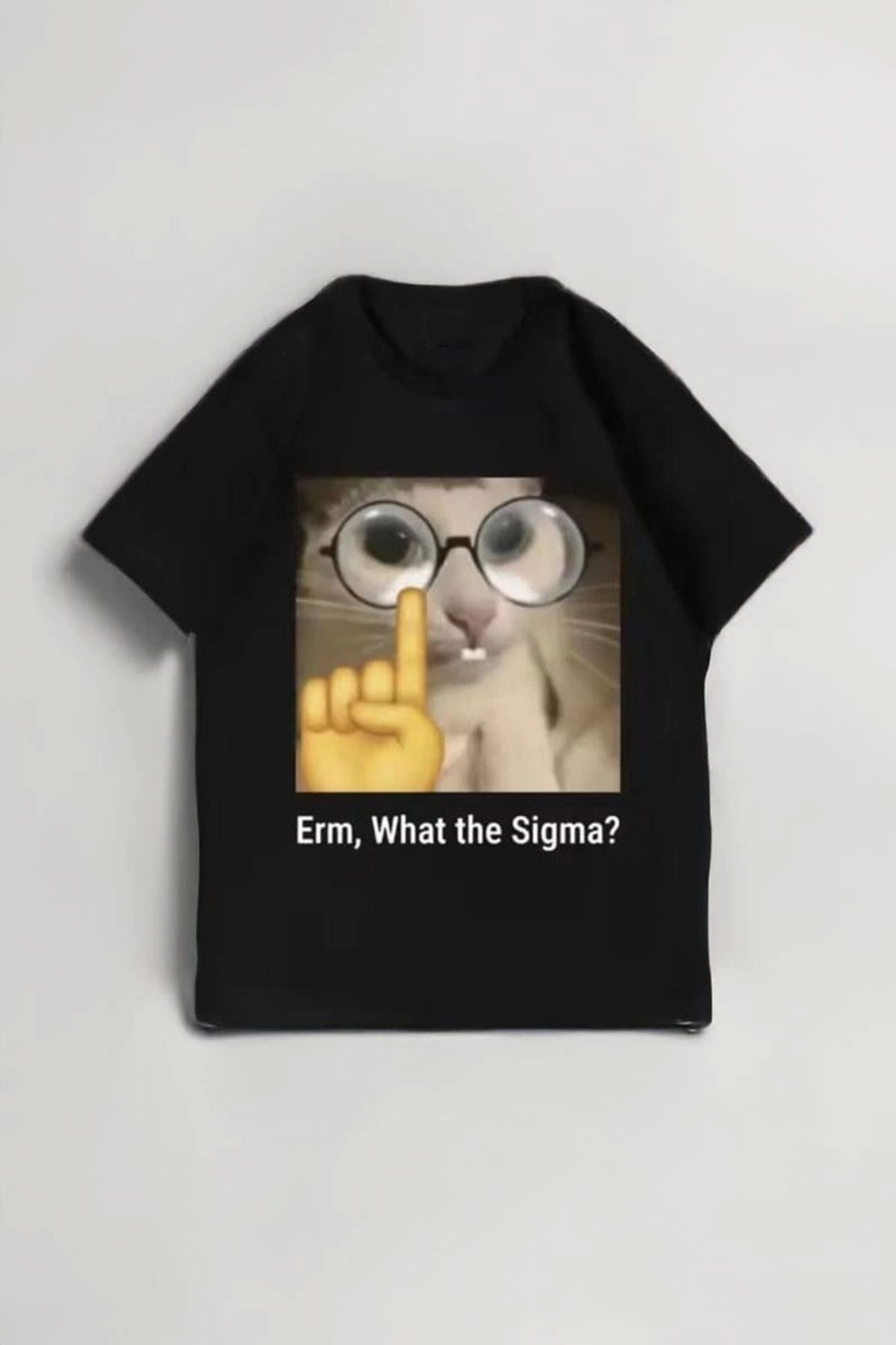 Violon Siyah Cat ''Erm, What The Sigma?'' Unisex T-shirt