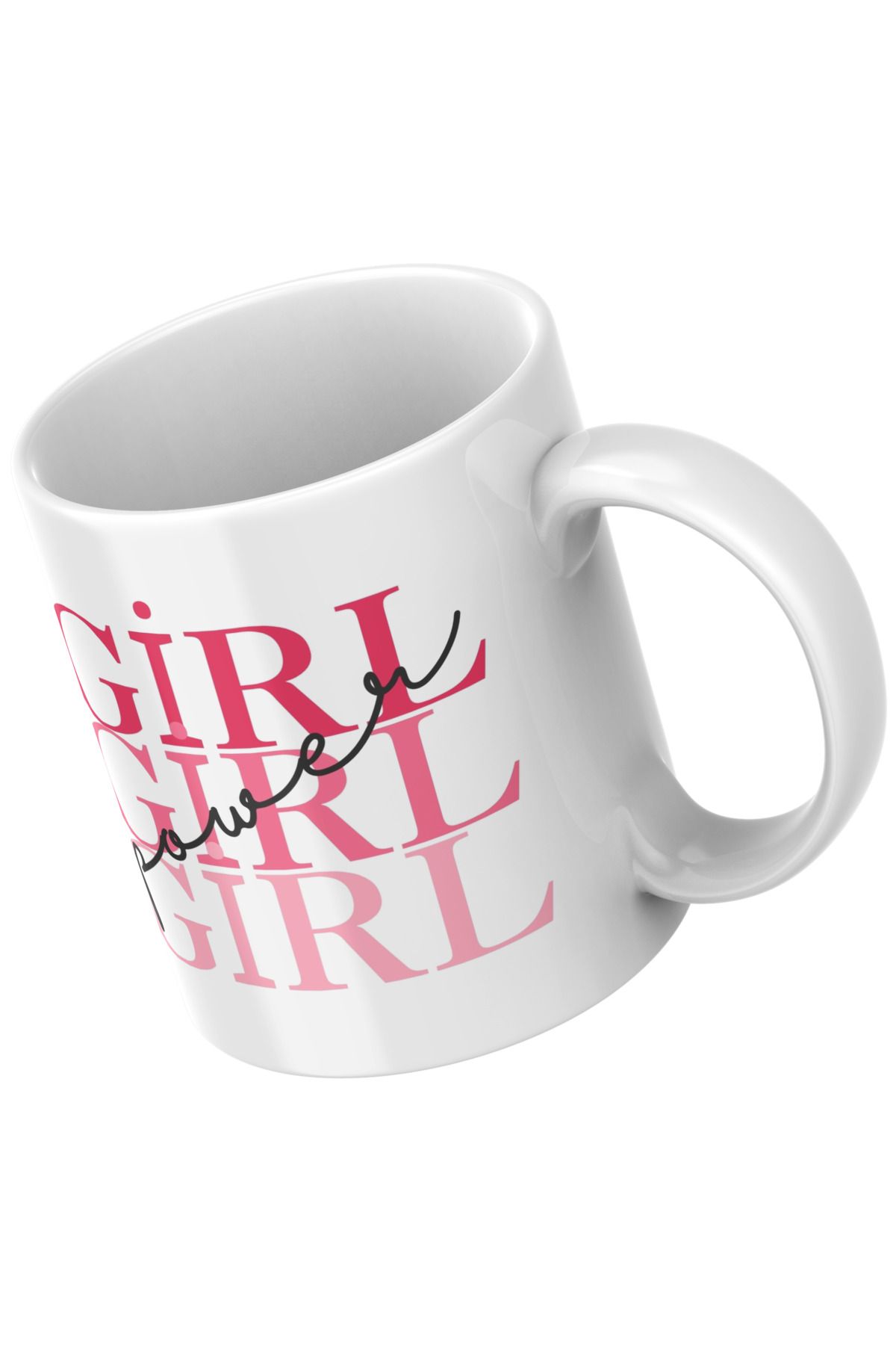 MODA Girl Power Baskılı Hediye Kupa Bardak